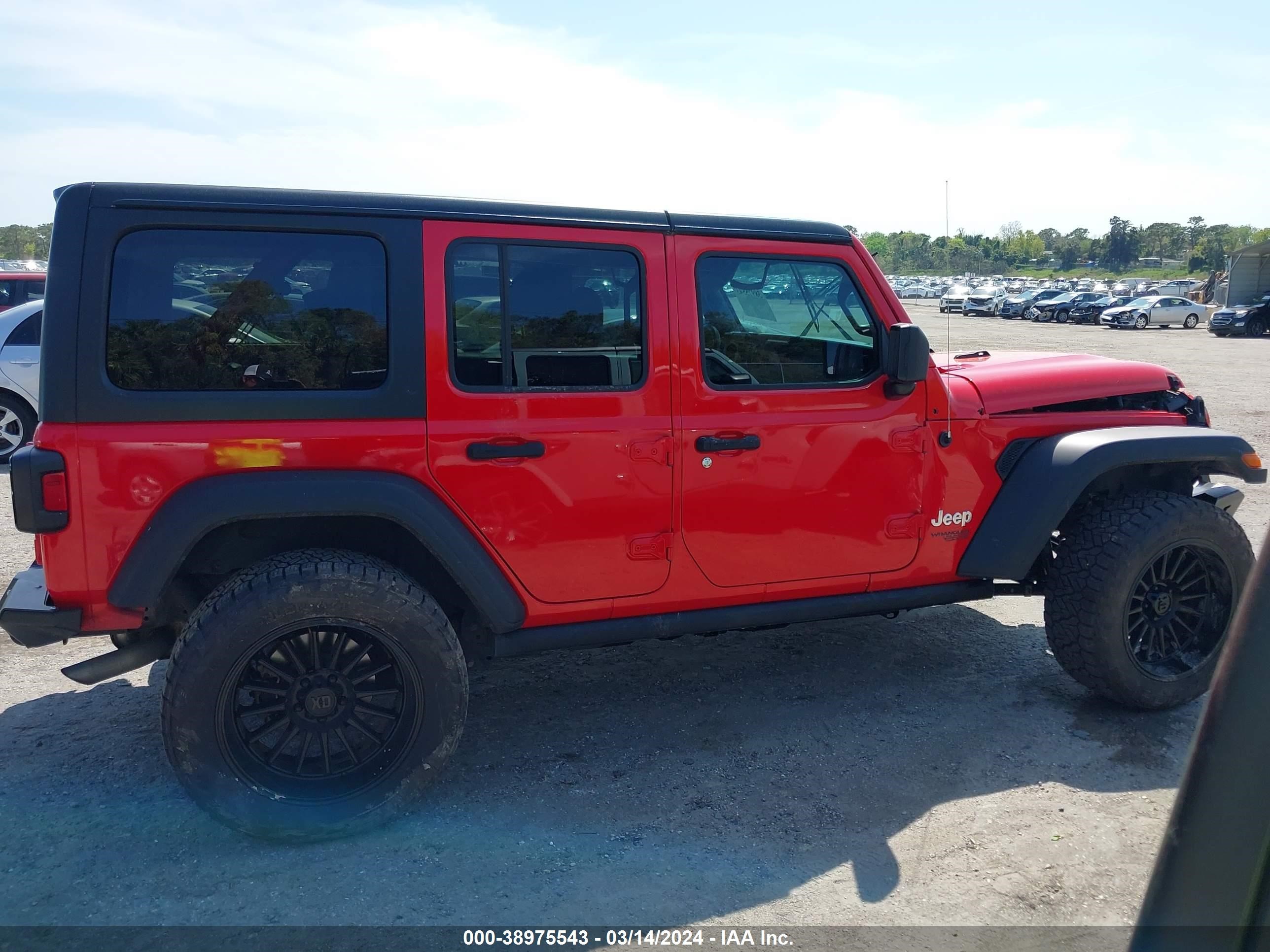 2019 Jeep Wrangler Unlimited Sport S 4X4 vin: 1C4HJXDG6KW598563