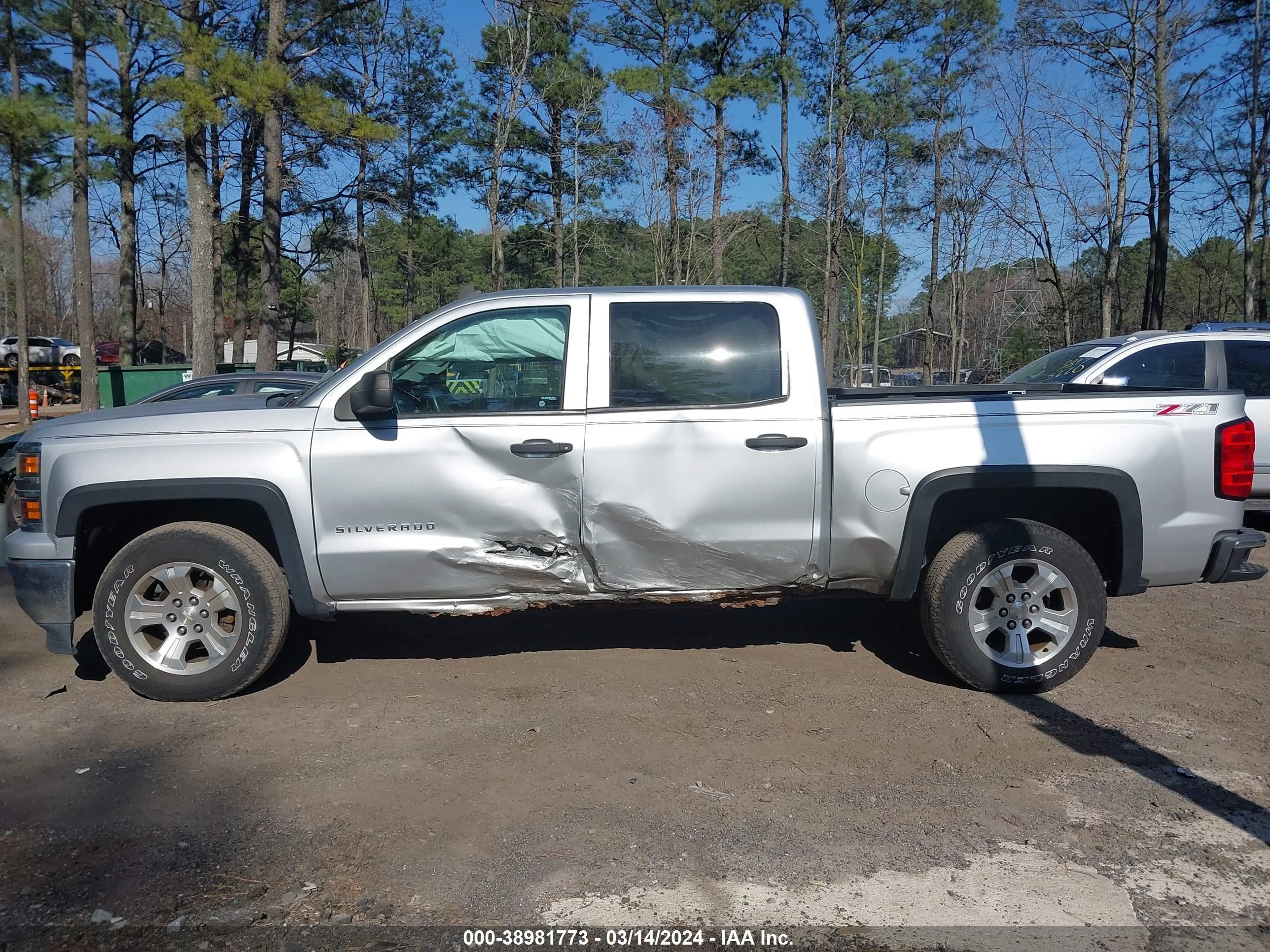 2014 Chevrolet Silverado 1500 2Lt vin: 3GCUKREC7EG431635