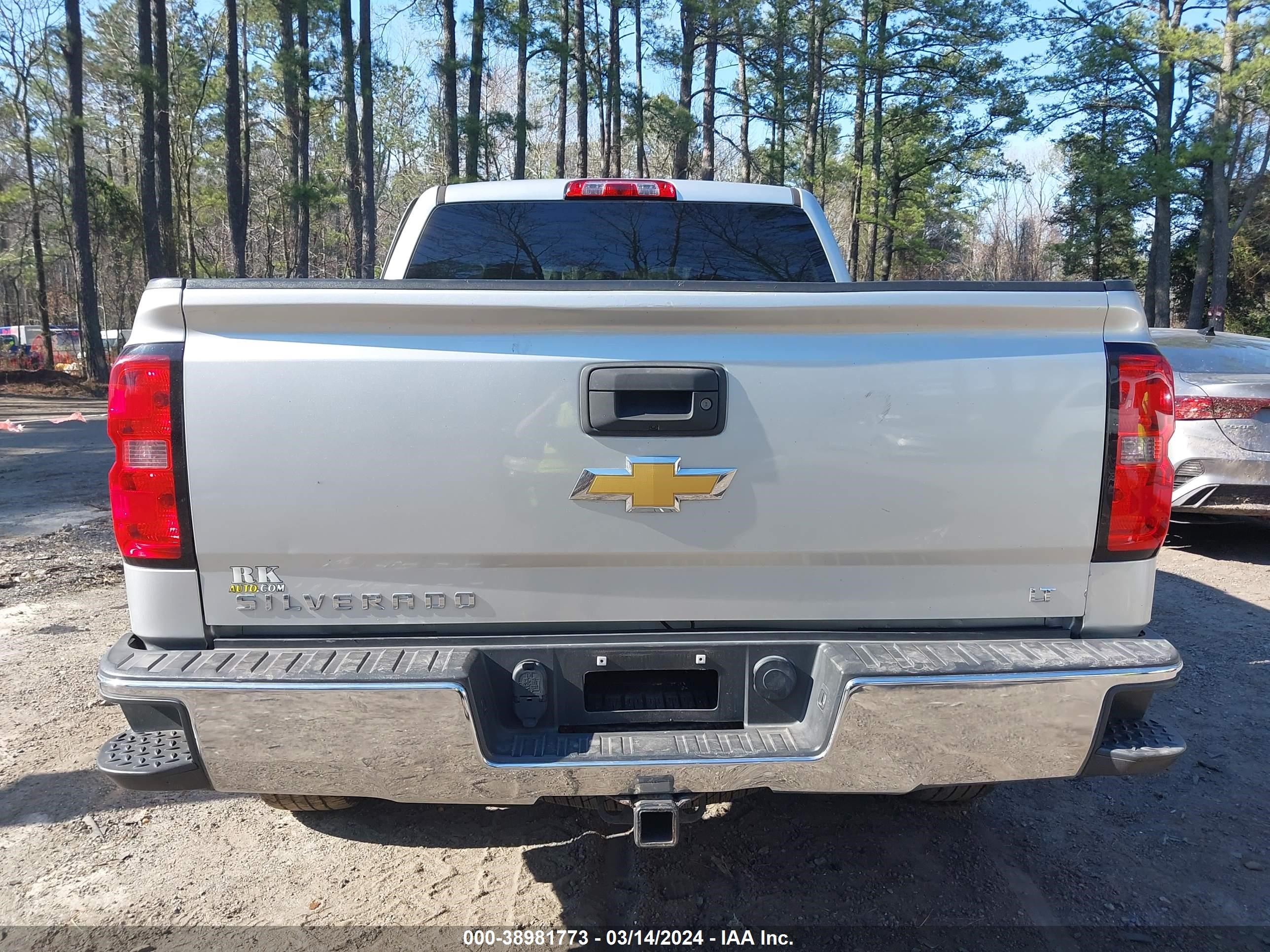 2014 Chevrolet Silverado 1500 2Lt vin: 3GCUKREC7EG431635