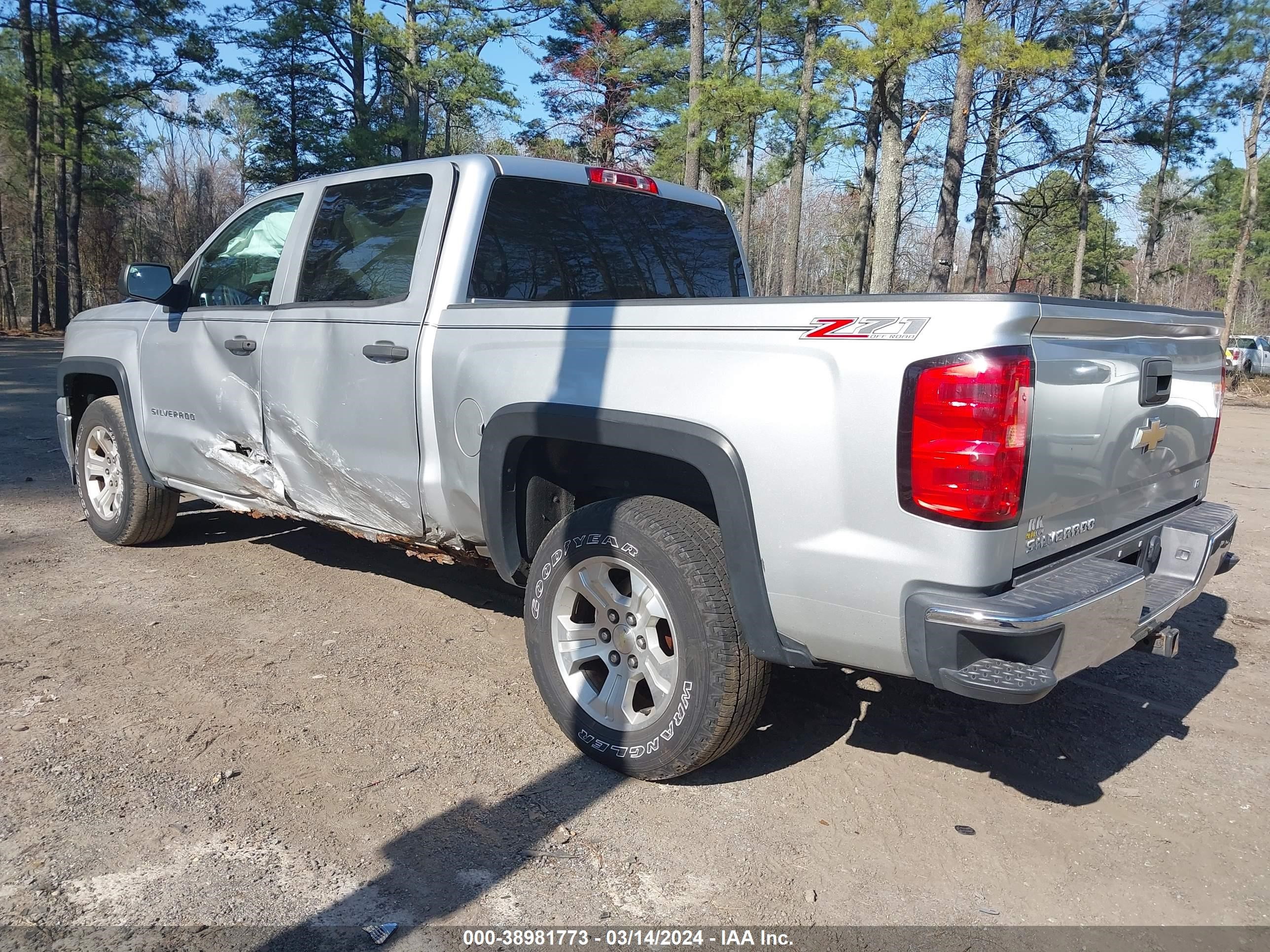 2014 Chevrolet Silverado 1500 2Lt vin: 3GCUKREC7EG431635