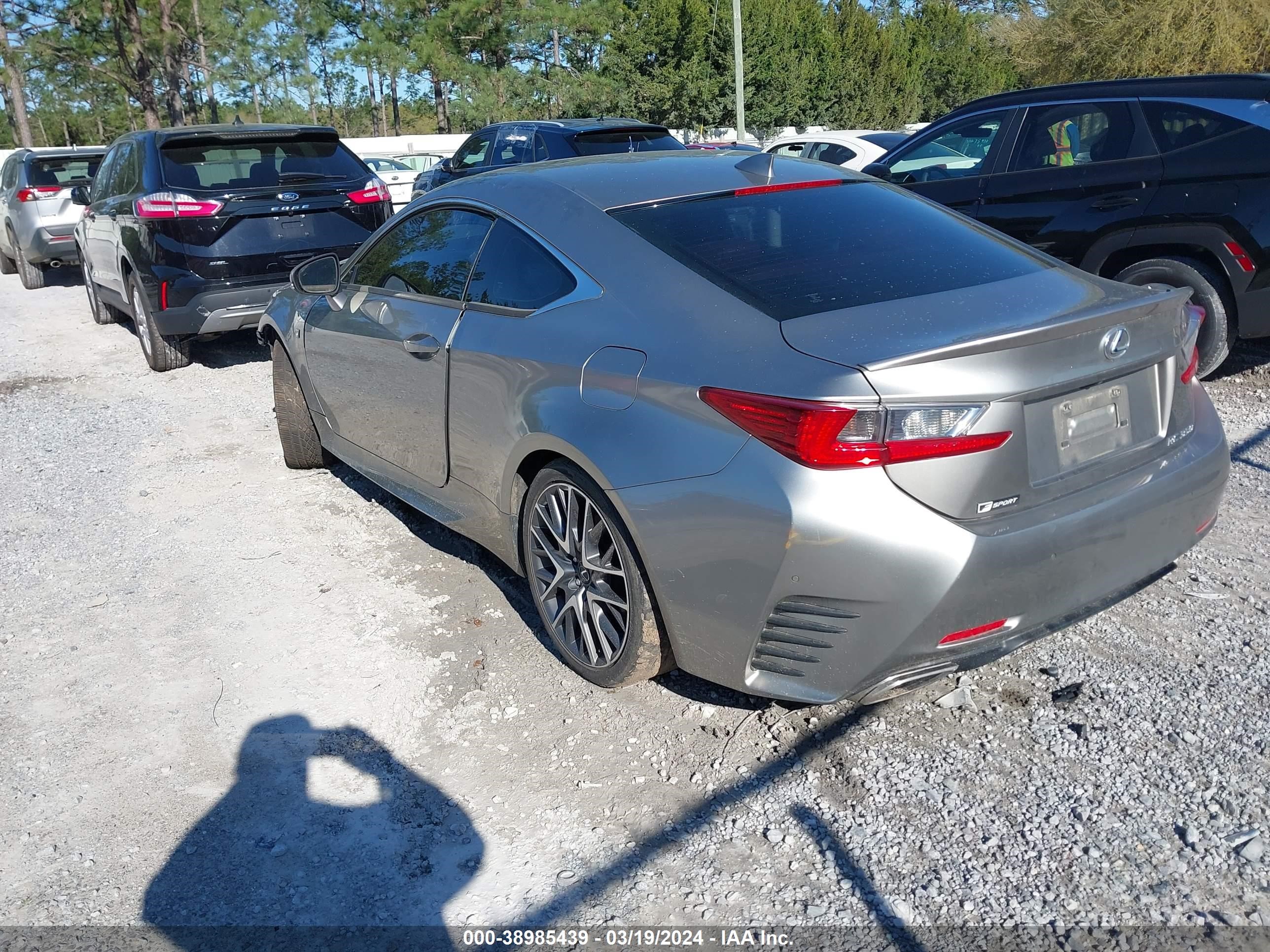 2015 Lexus Rc 350 vin: JTHHE5BC1F5008854