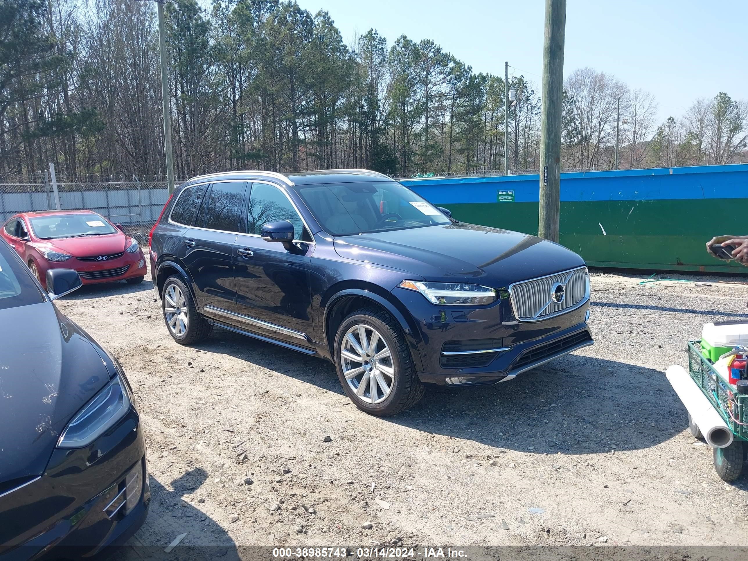 2016 Volvo Xc90 T6 Inscription vin: YV4A22PL0G1019322