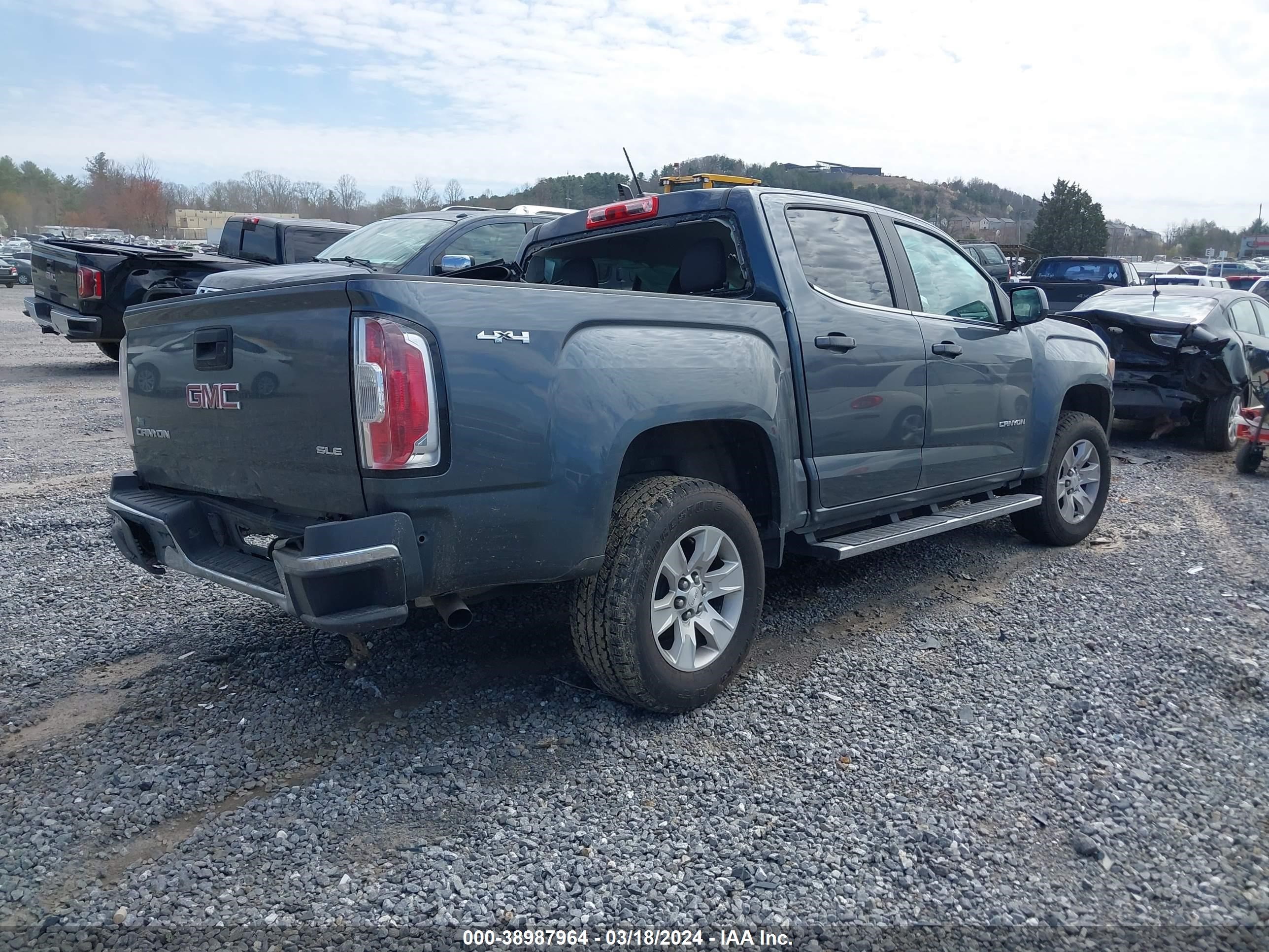 2015 GMC Canyon Sle vin: 1GTG6BE3XF1172213