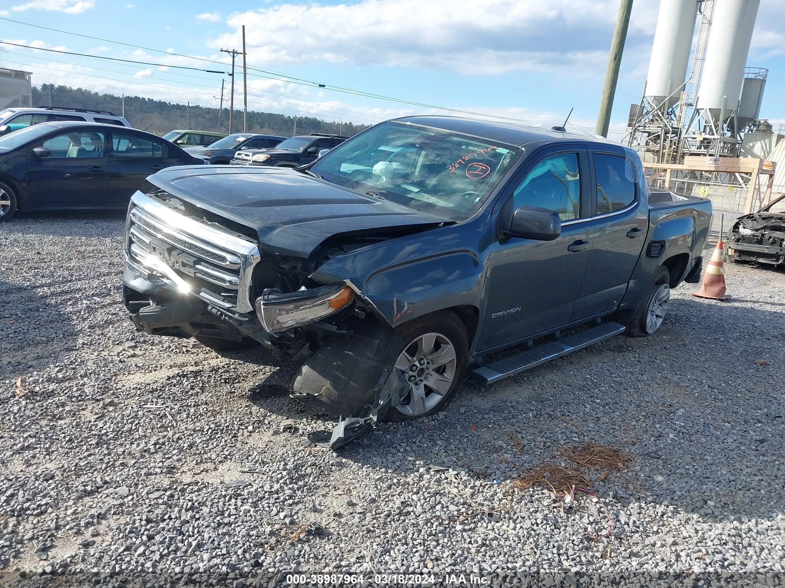 2015 GMC Canyon Sle vin: 1GTG6BE3XF1172213