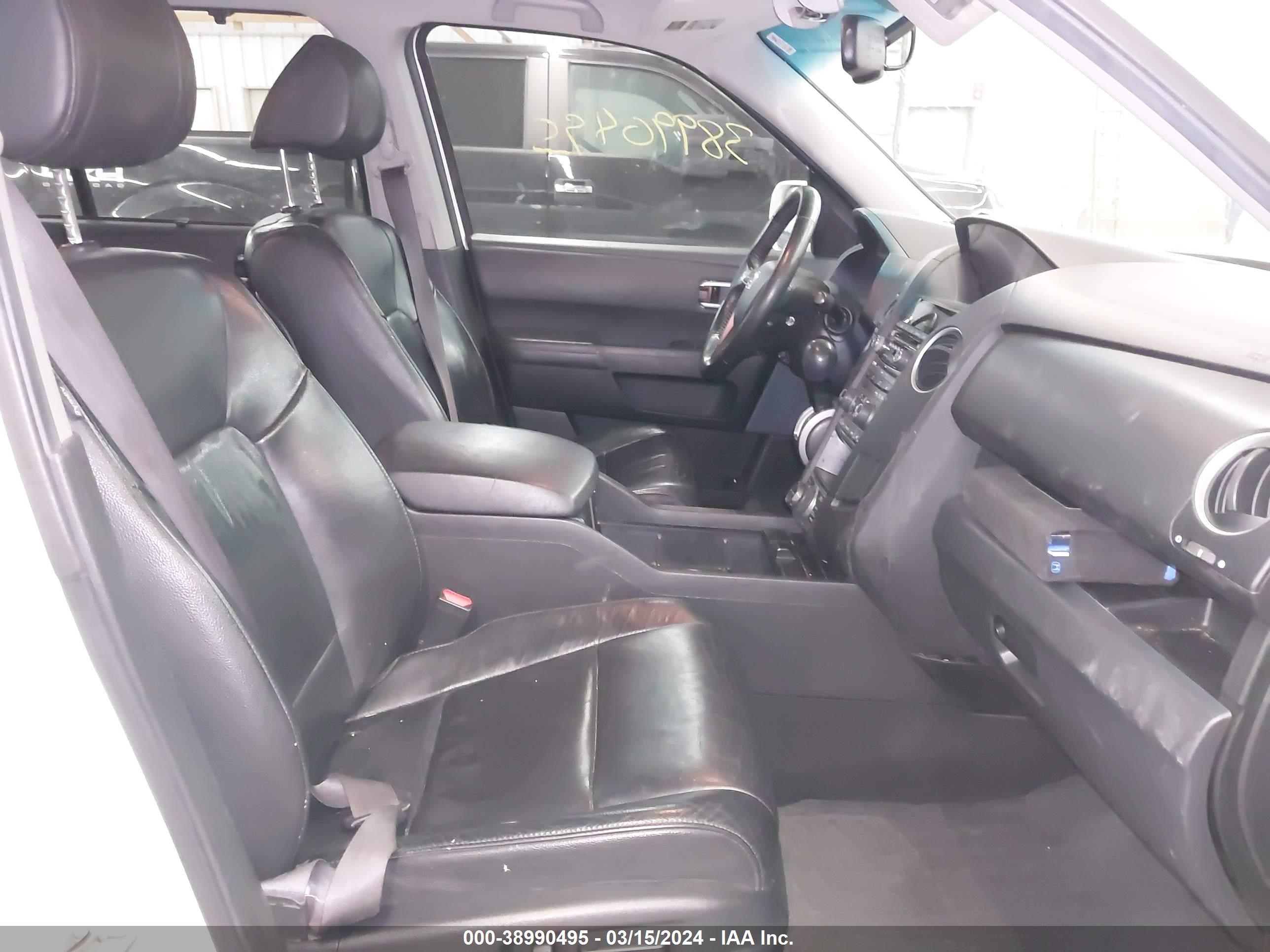 2012 Honda Pilot Touring vin: 5FNYF4H97CB041470