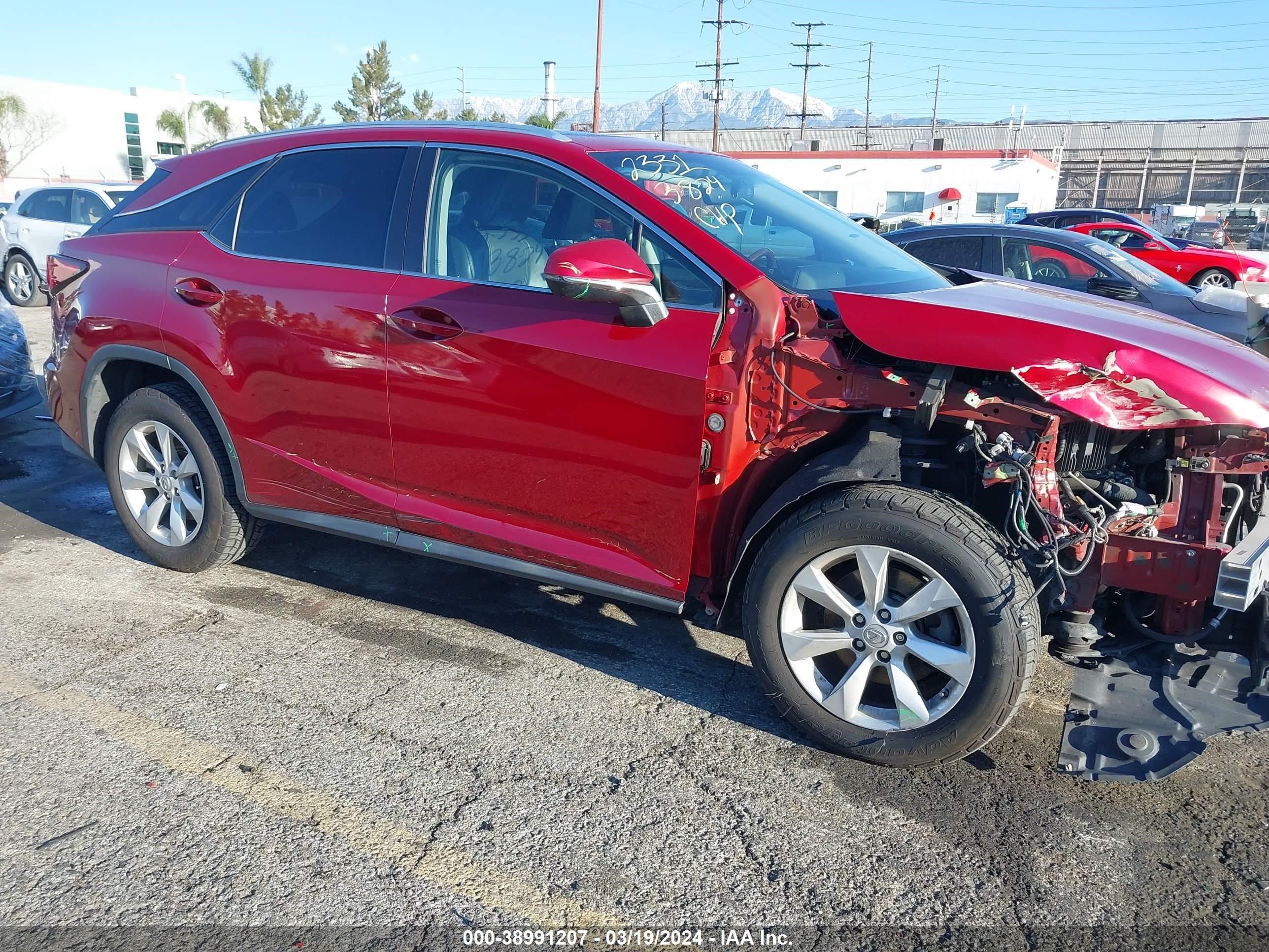 2016 Lexus Rx 350 vin: 2T2ZZMCA5GC021110