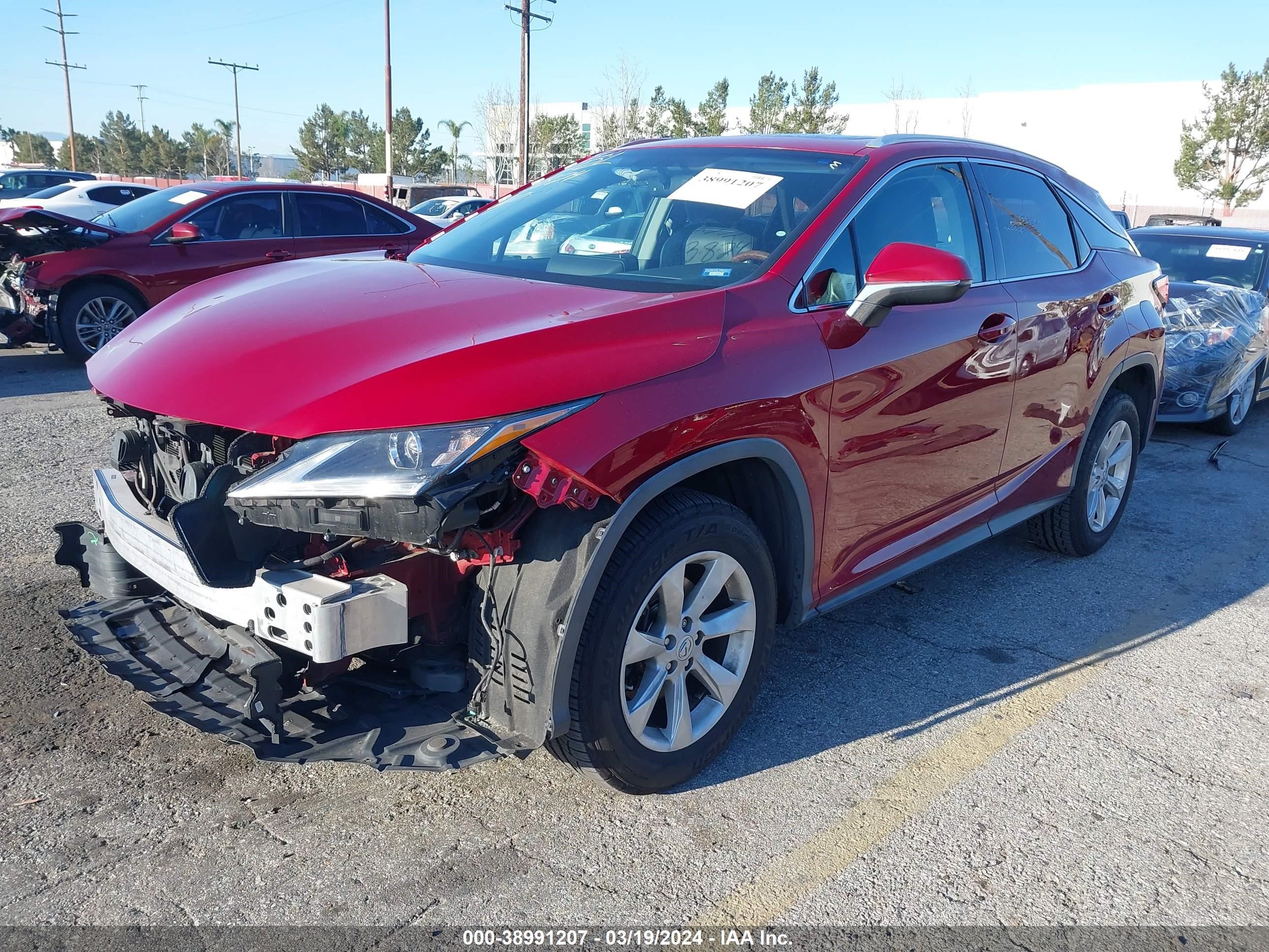 2016 Lexus Rx 350 vin: 2T2ZZMCA5GC021110