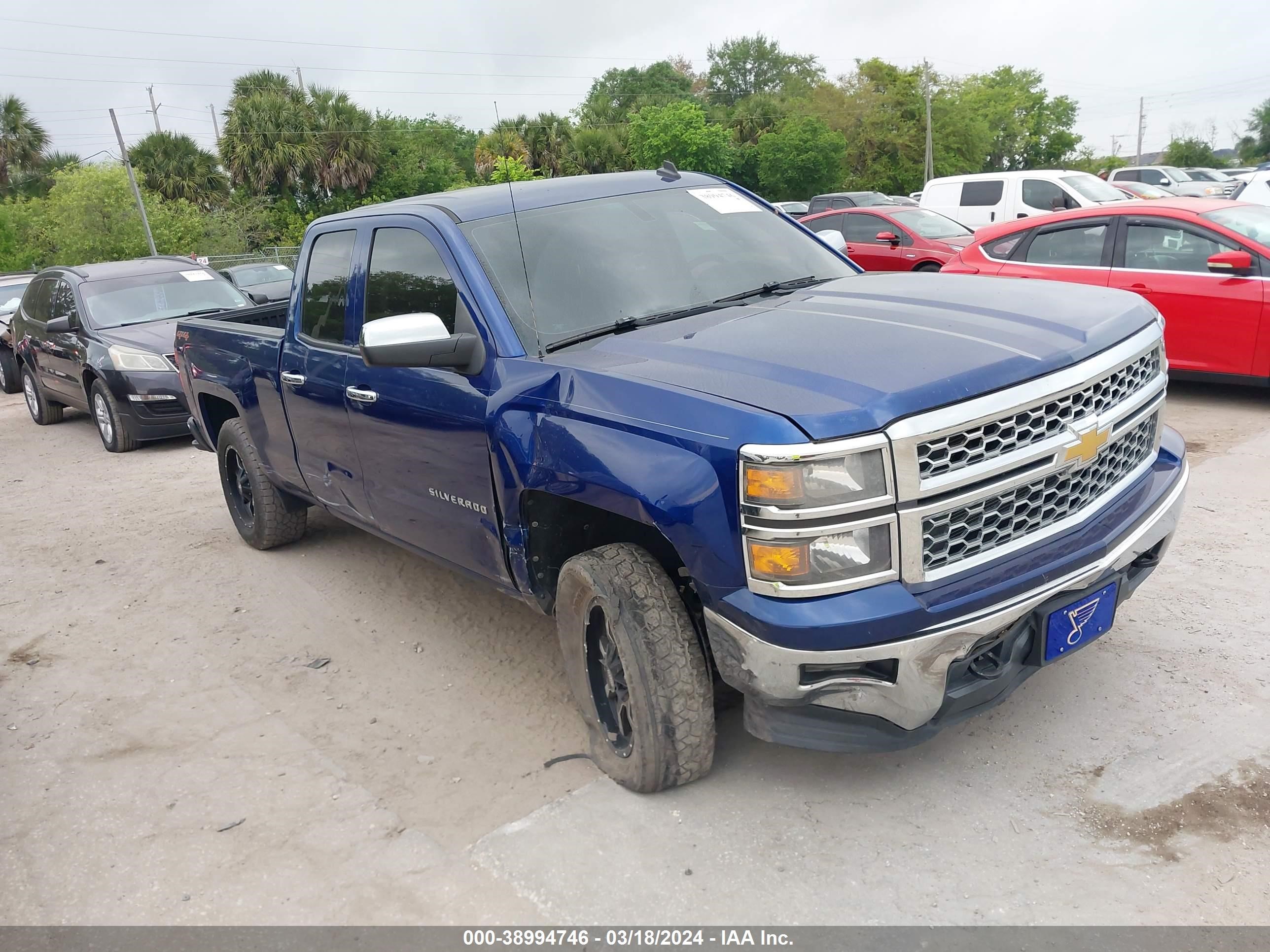 2014 Chevrolet Silverado 1500 1Lt vin: 1GCVKREH5EZ285753