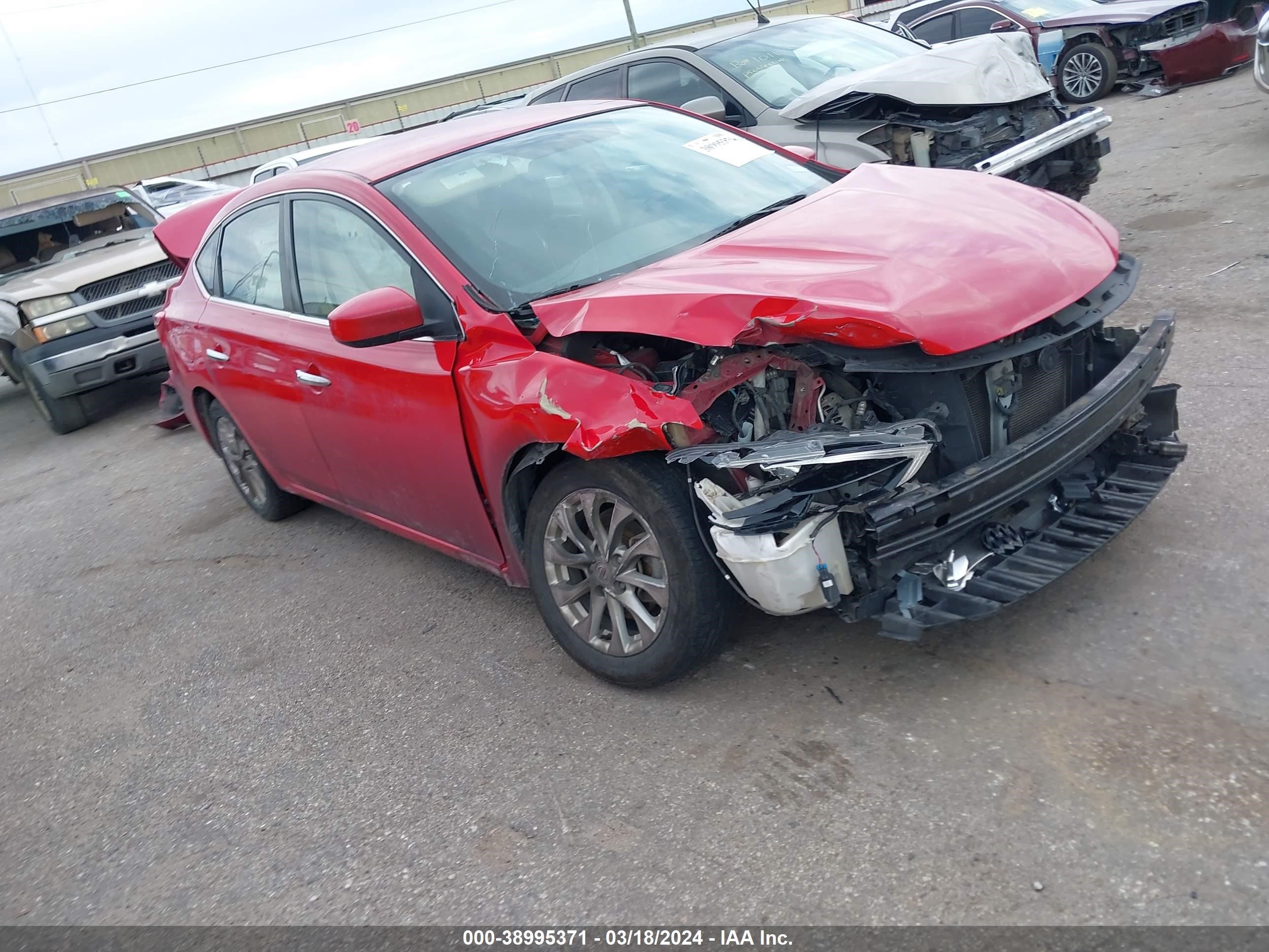 2018 Nissan Sentra Sv vin: 3N1AB7APXJL627363