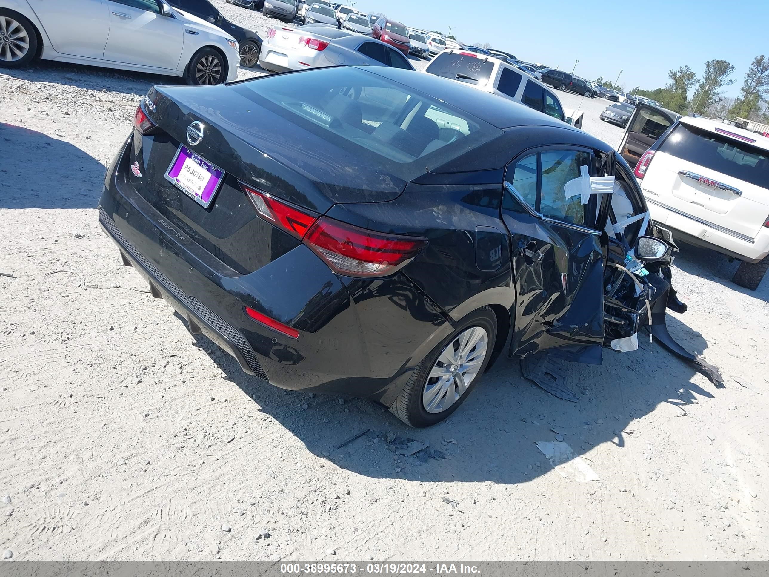 2021 Nissan Sentra S Xtronic Cvt vin: 3N1AB8BV4MY295379