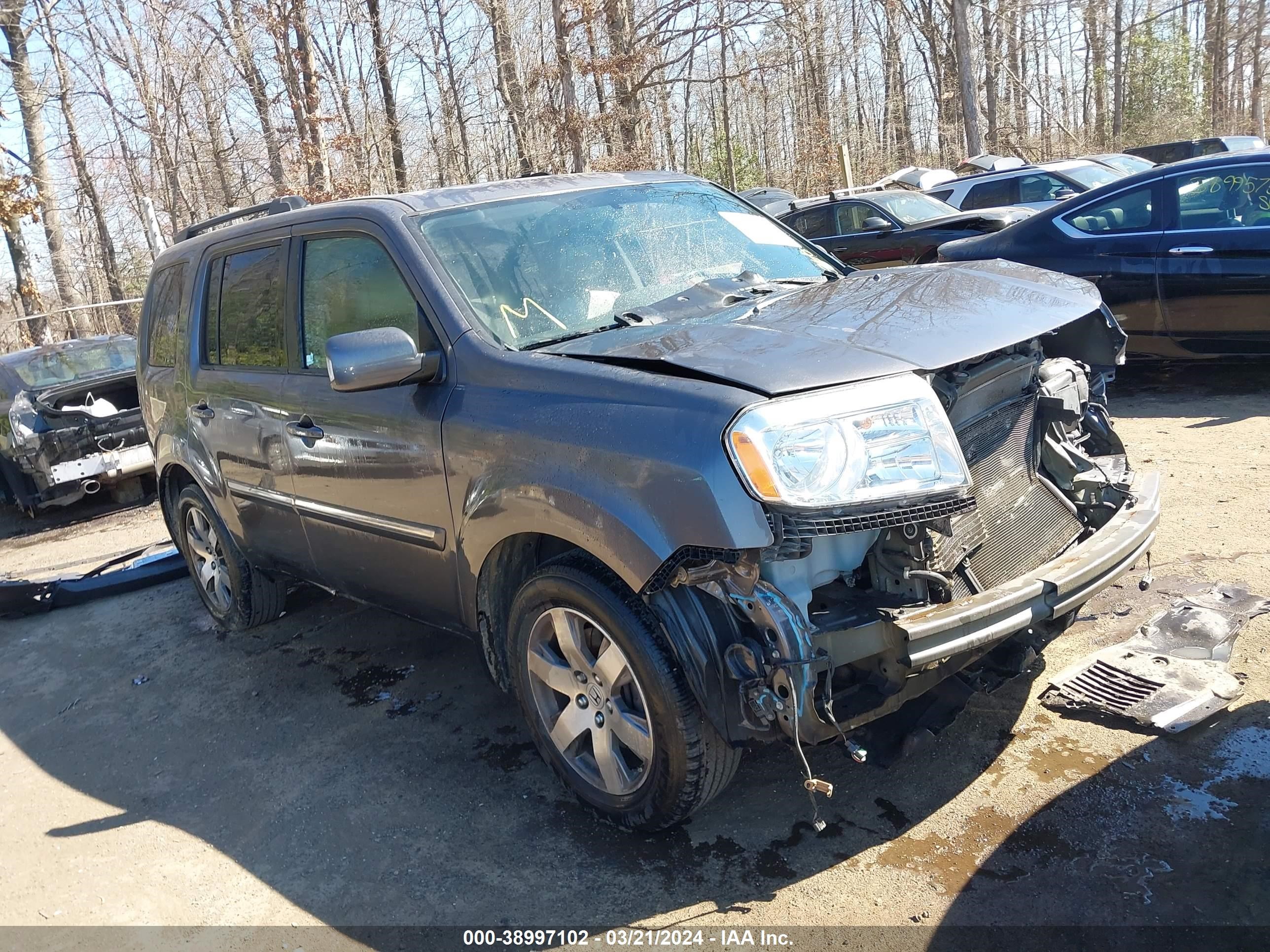 2015 Honda Pilot Touring vin: 5FNYF4H91FB049309