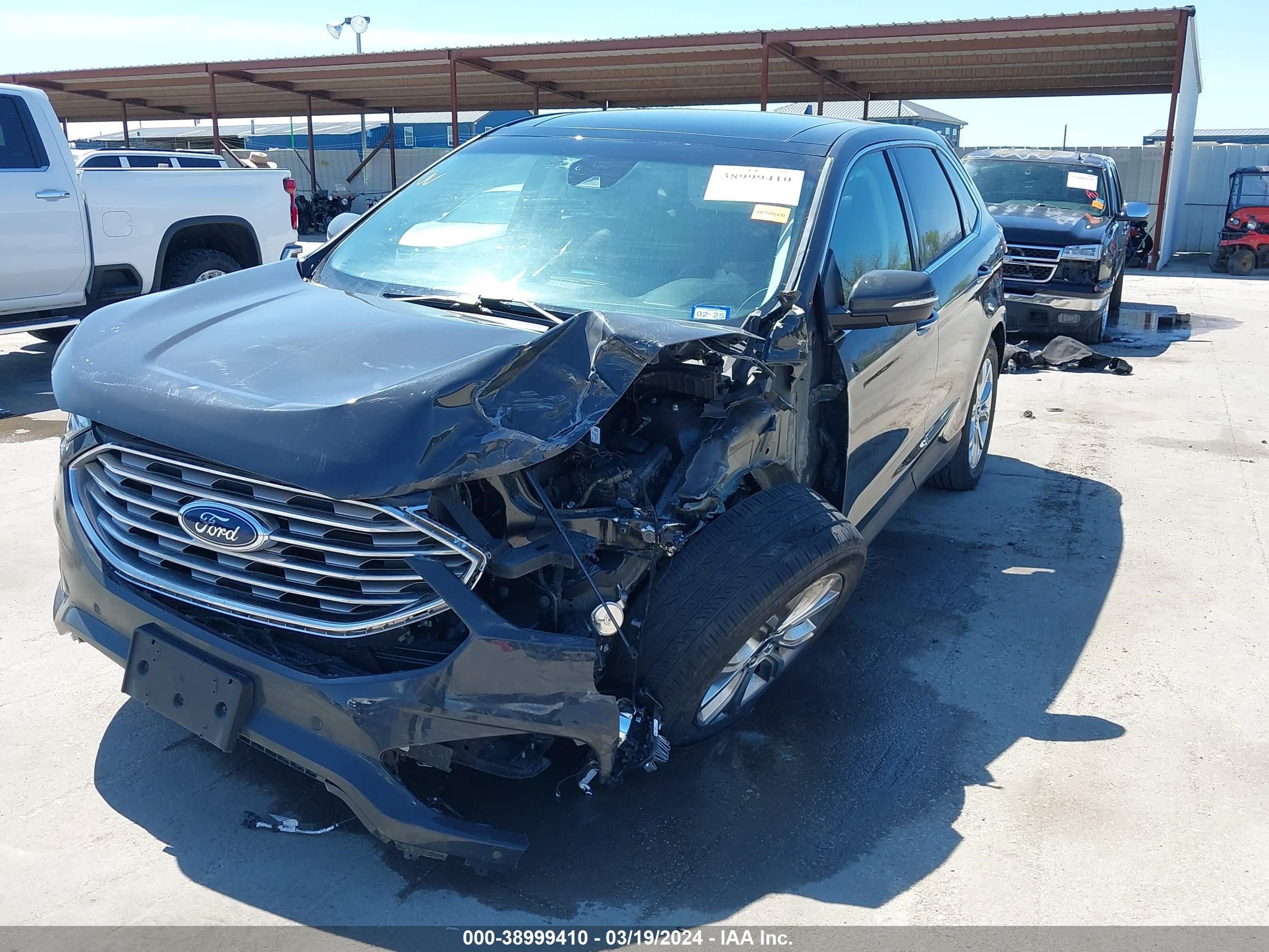 2021 Ford Edge Titanium vin: 2FMPK3K91MBA15564