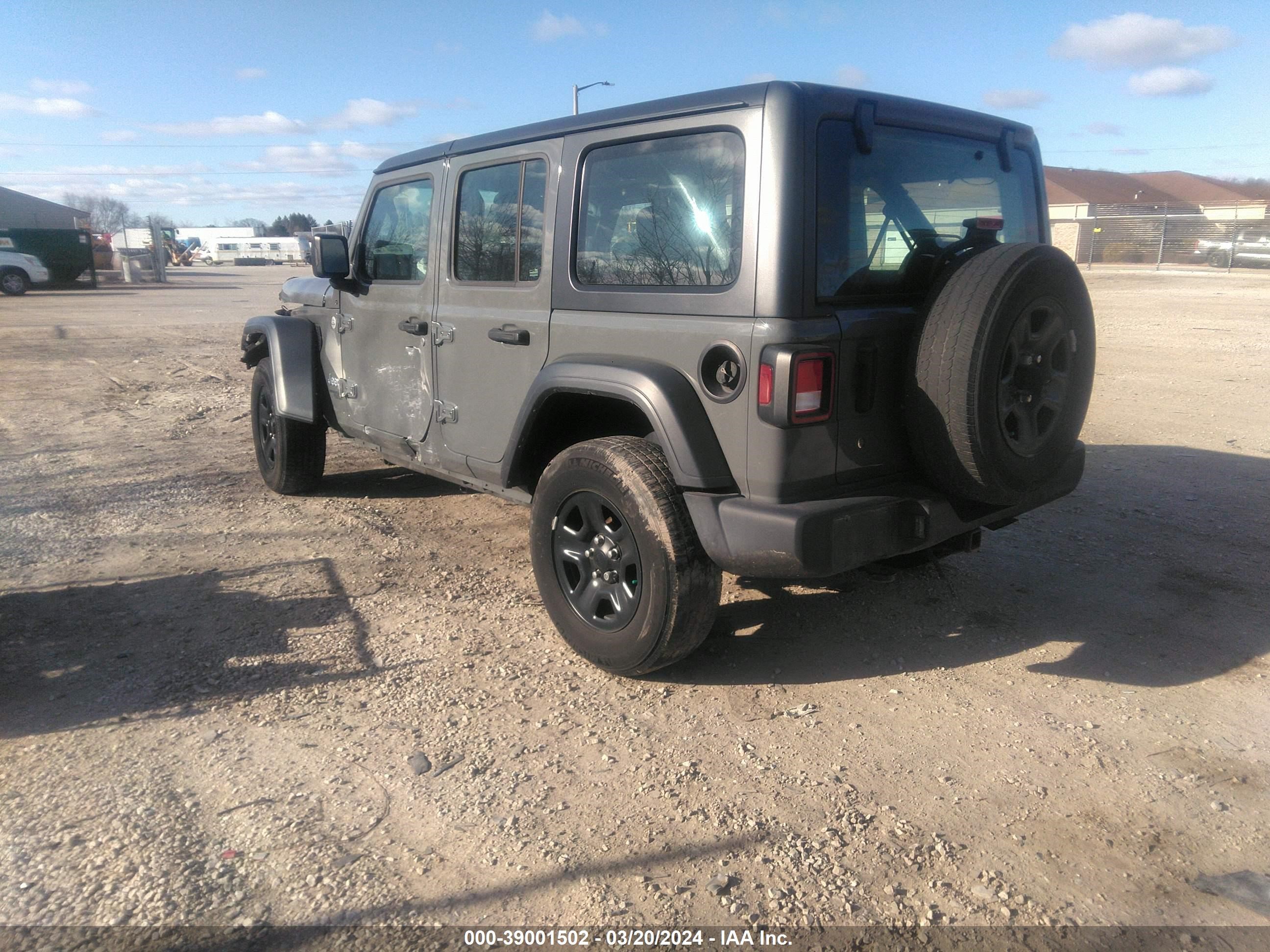 2019 Jeep Wrangler Unlimited Sport 4X4 vin: 1C4HJXDN1KW587274