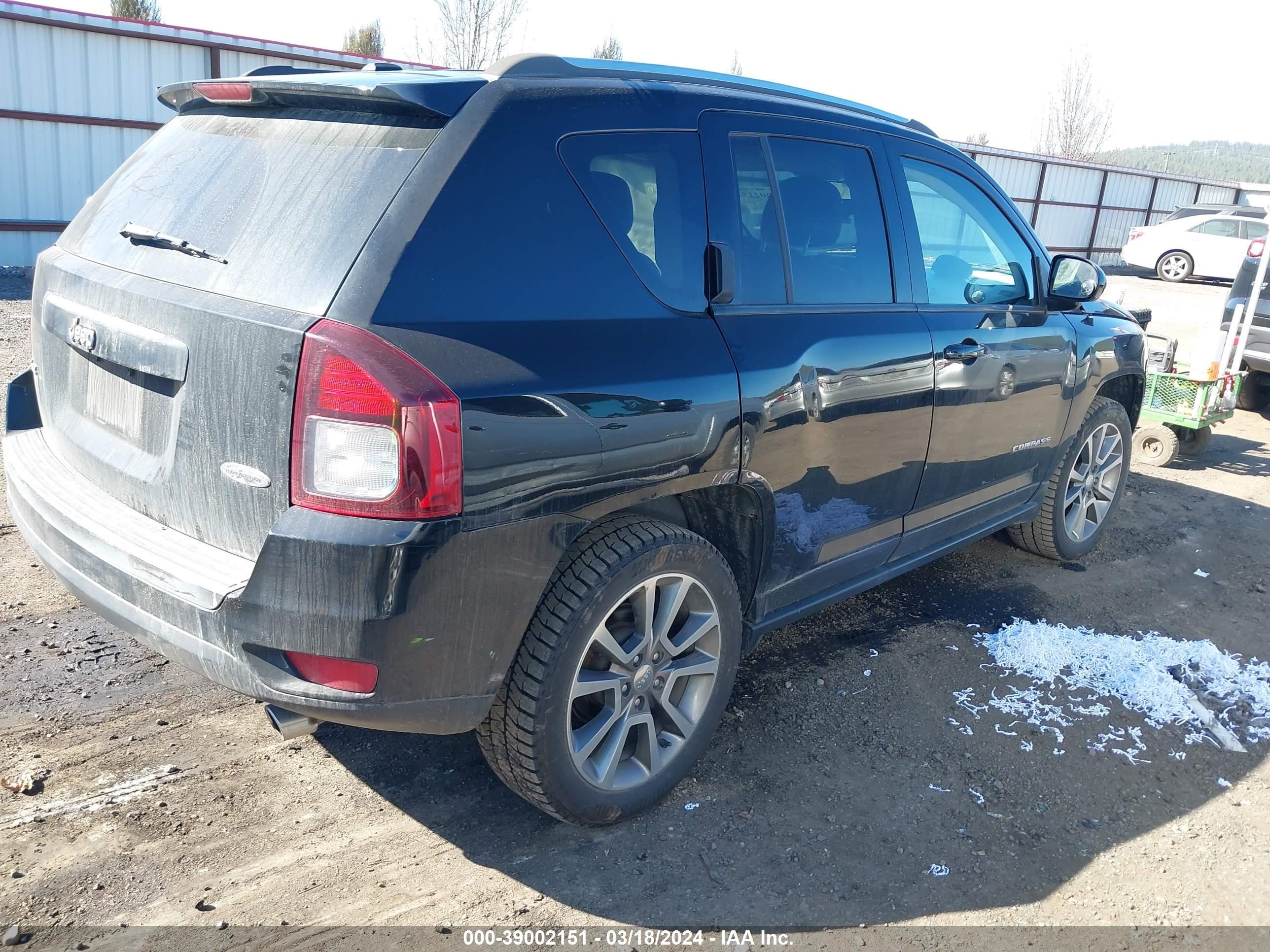 2017 Jeep Compass High Altitude 4X4 vin: 1C4NJDEB5HD100894