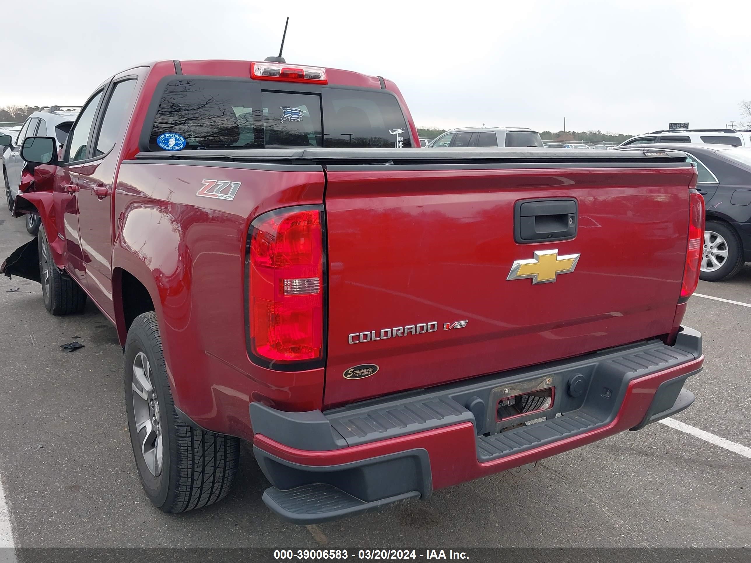 2018 Chevrolet Colorado Z71 vin: 1GCGTDEN8J1189817