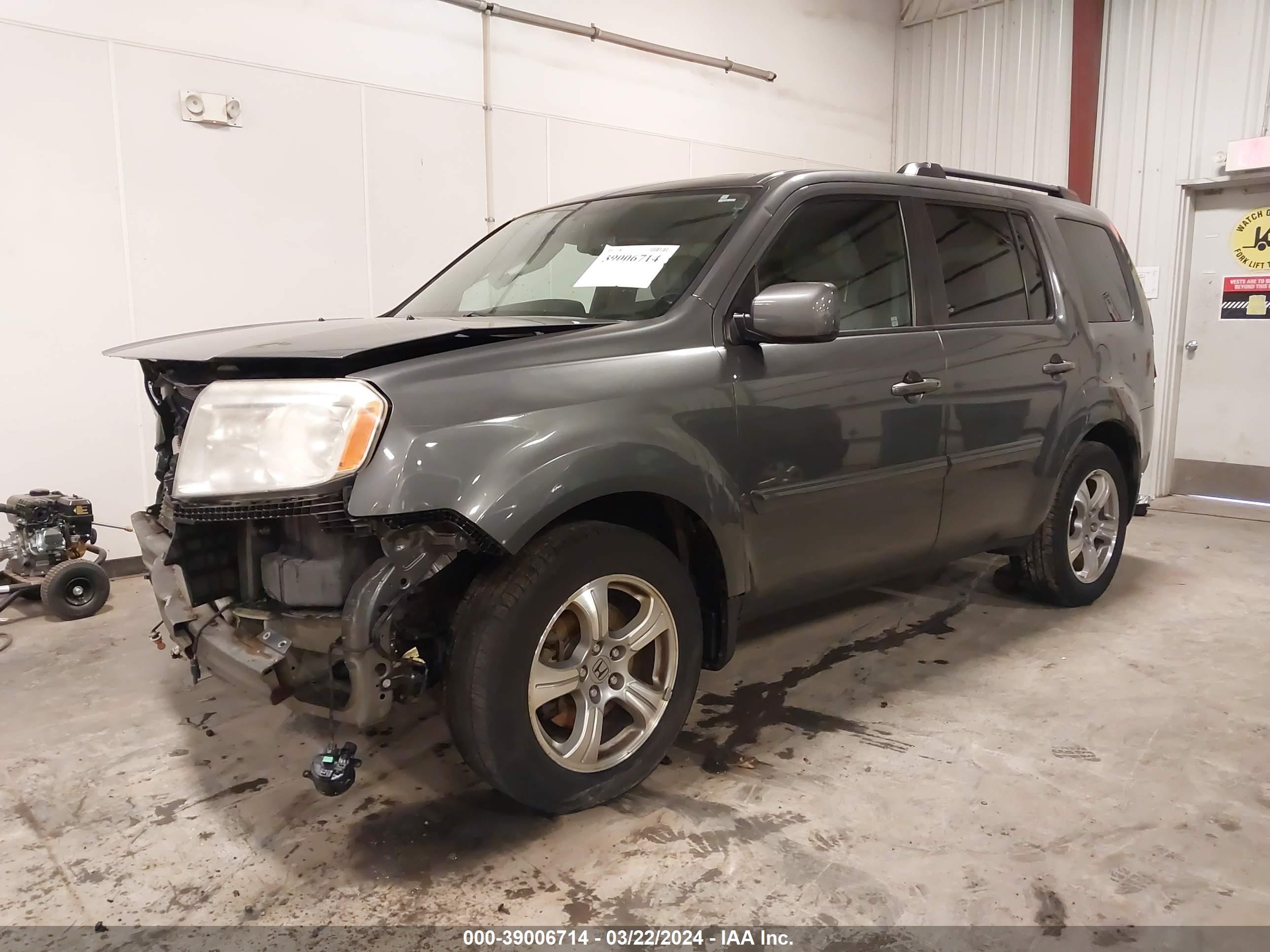 2013 Honda Pilot Ex-L vin: 5FNYF4H58DB010551