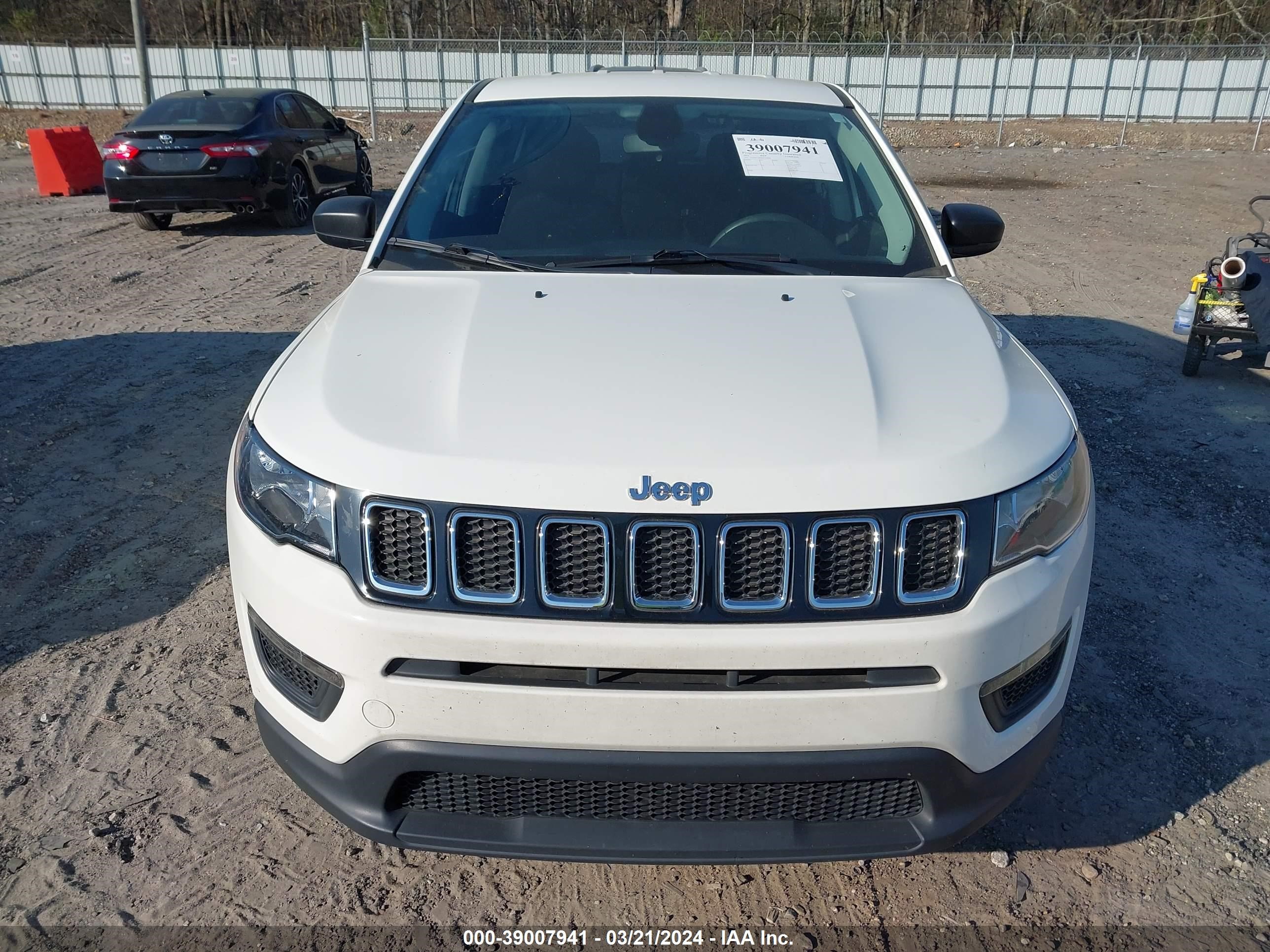 2021 Jeep Compass Sport Fwd vin: 3C4NJCAB0MT518400