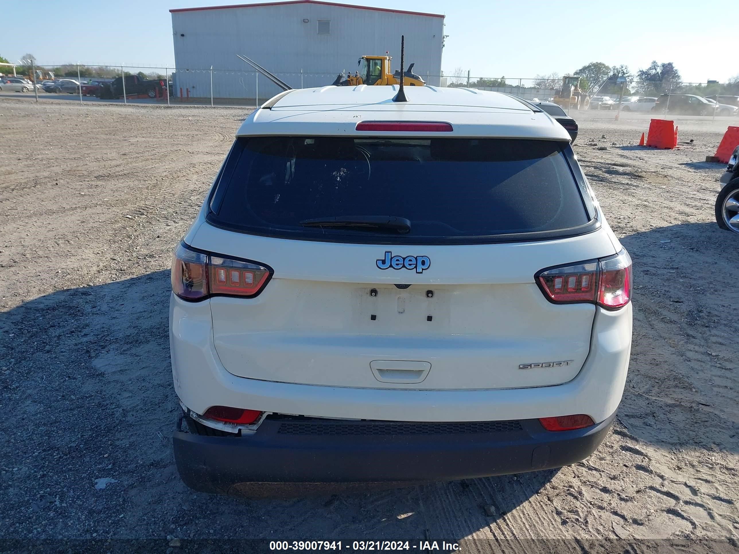 2021 Jeep Compass Sport Fwd vin: 3C4NJCAB0MT518400