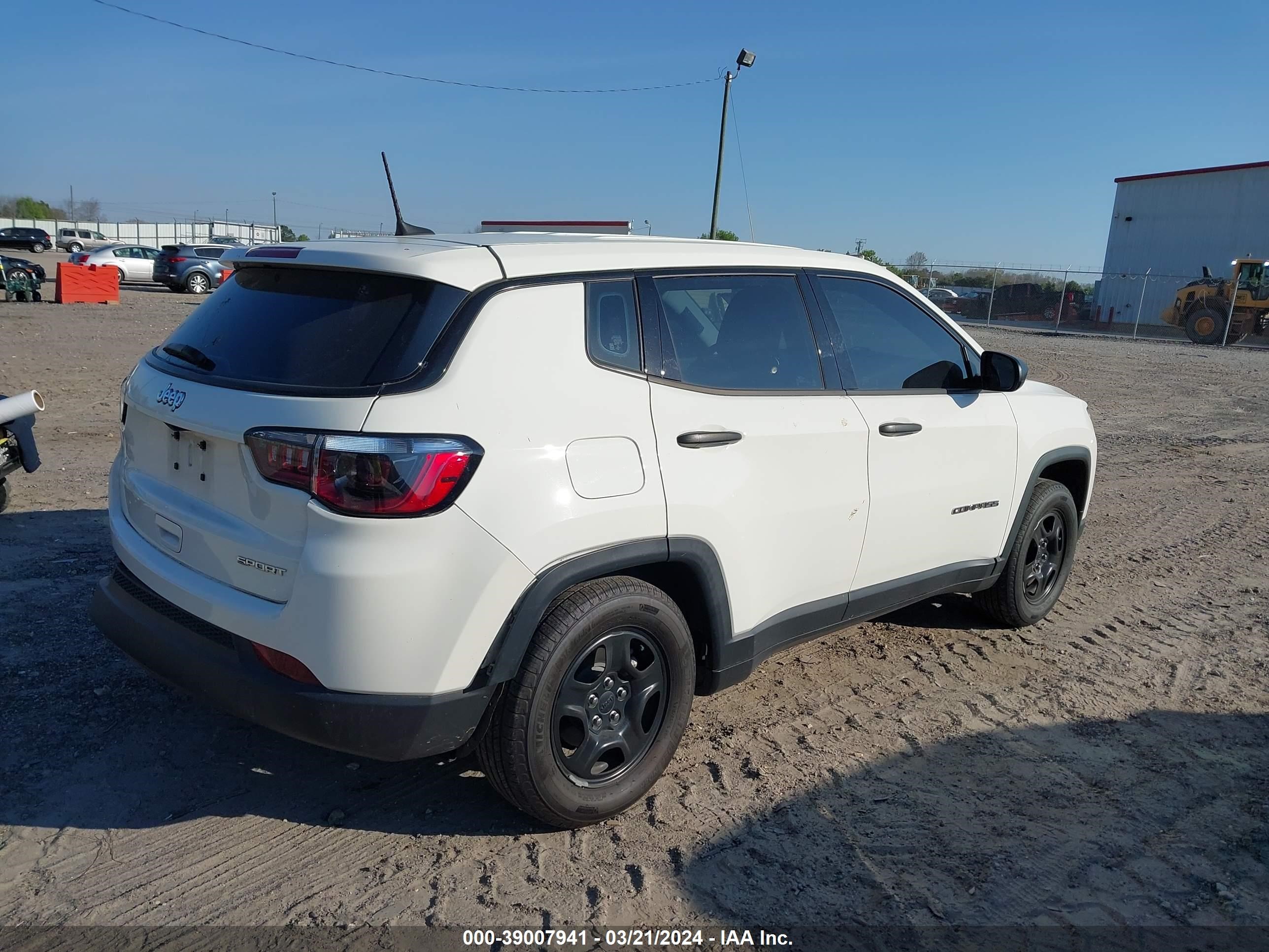 2021 Jeep Compass Sport Fwd vin: 3C4NJCAB0MT518400