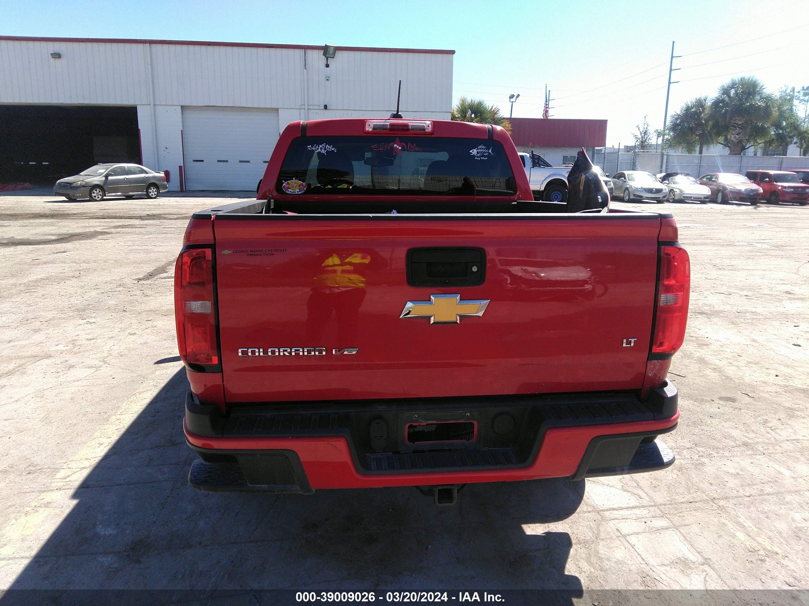 2018 Chevrolet Colorado Lt vin: 1GCGSCEN5J1104879