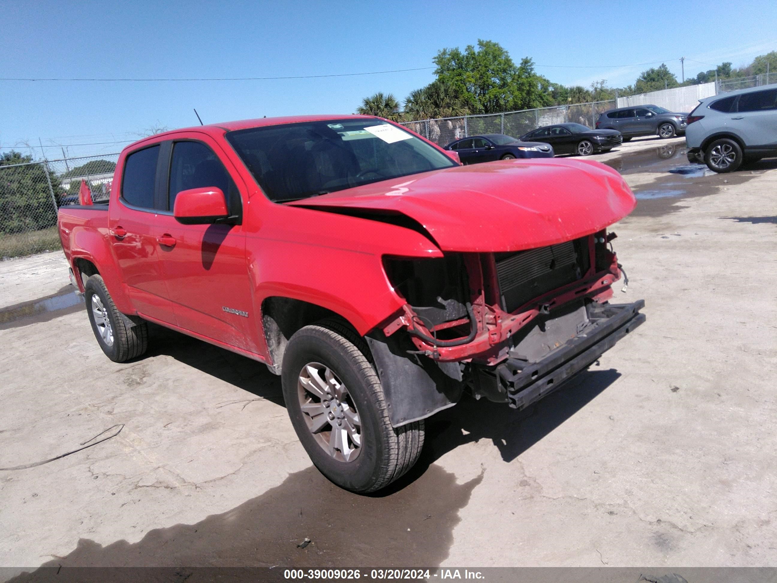 2018 Chevrolet Colorado Lt vin: 1GCGSCEN5J1104879