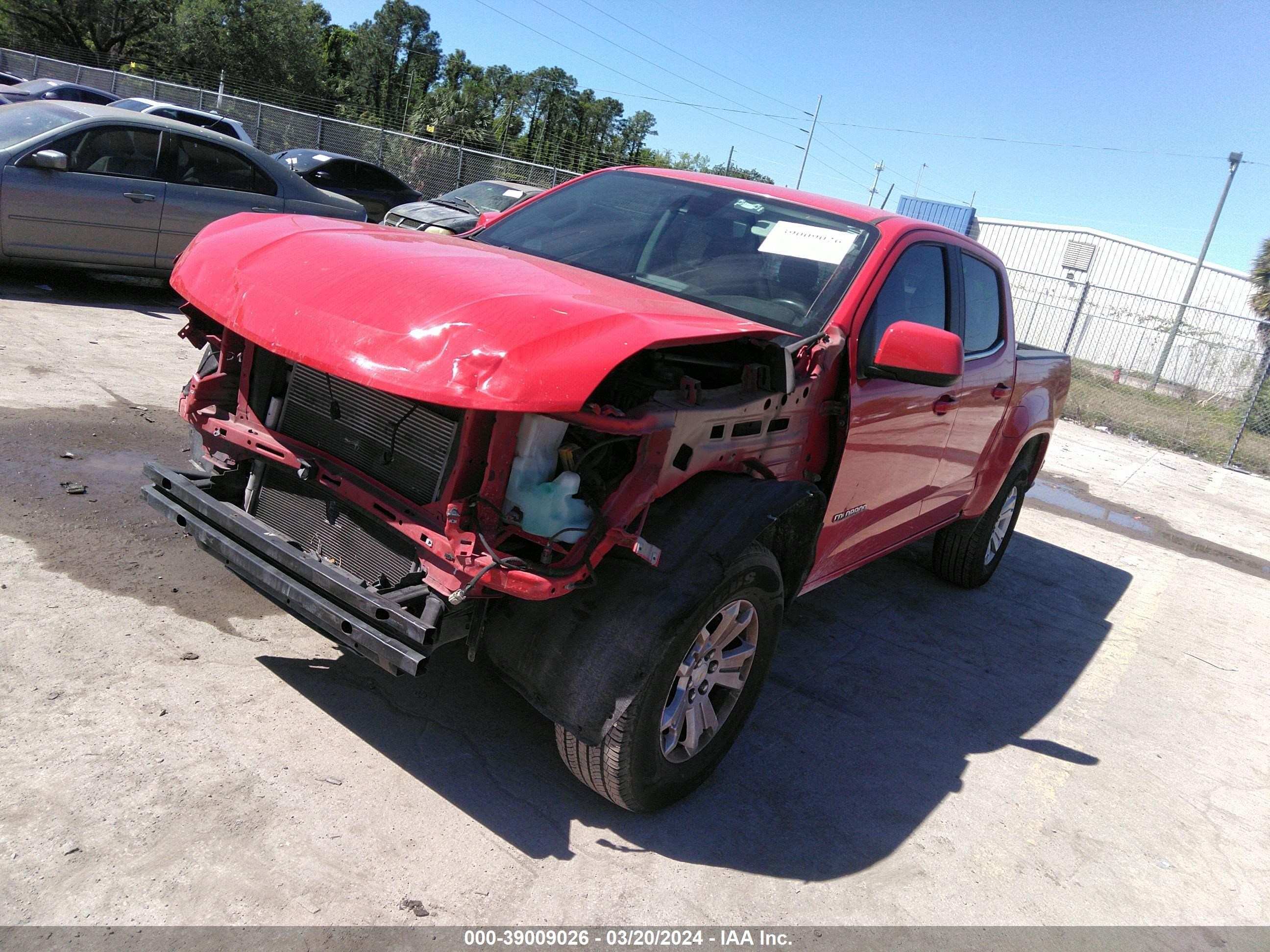 2018 Chevrolet Colorado Lt vin: 1GCGSCEN5J1104879