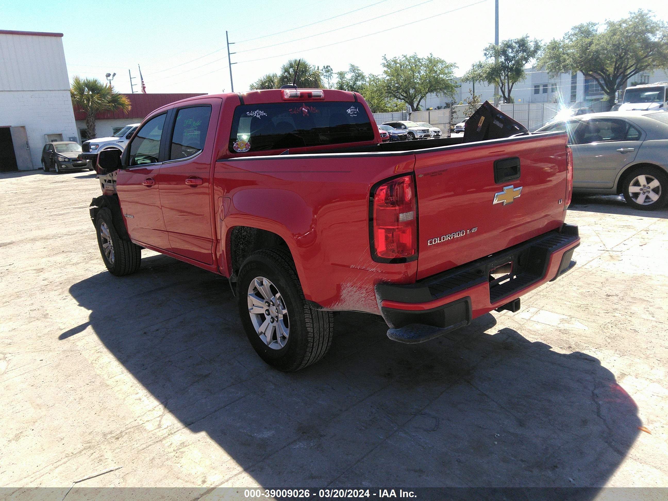 2018 Chevrolet Colorado Lt vin: 1GCGSCEN5J1104879