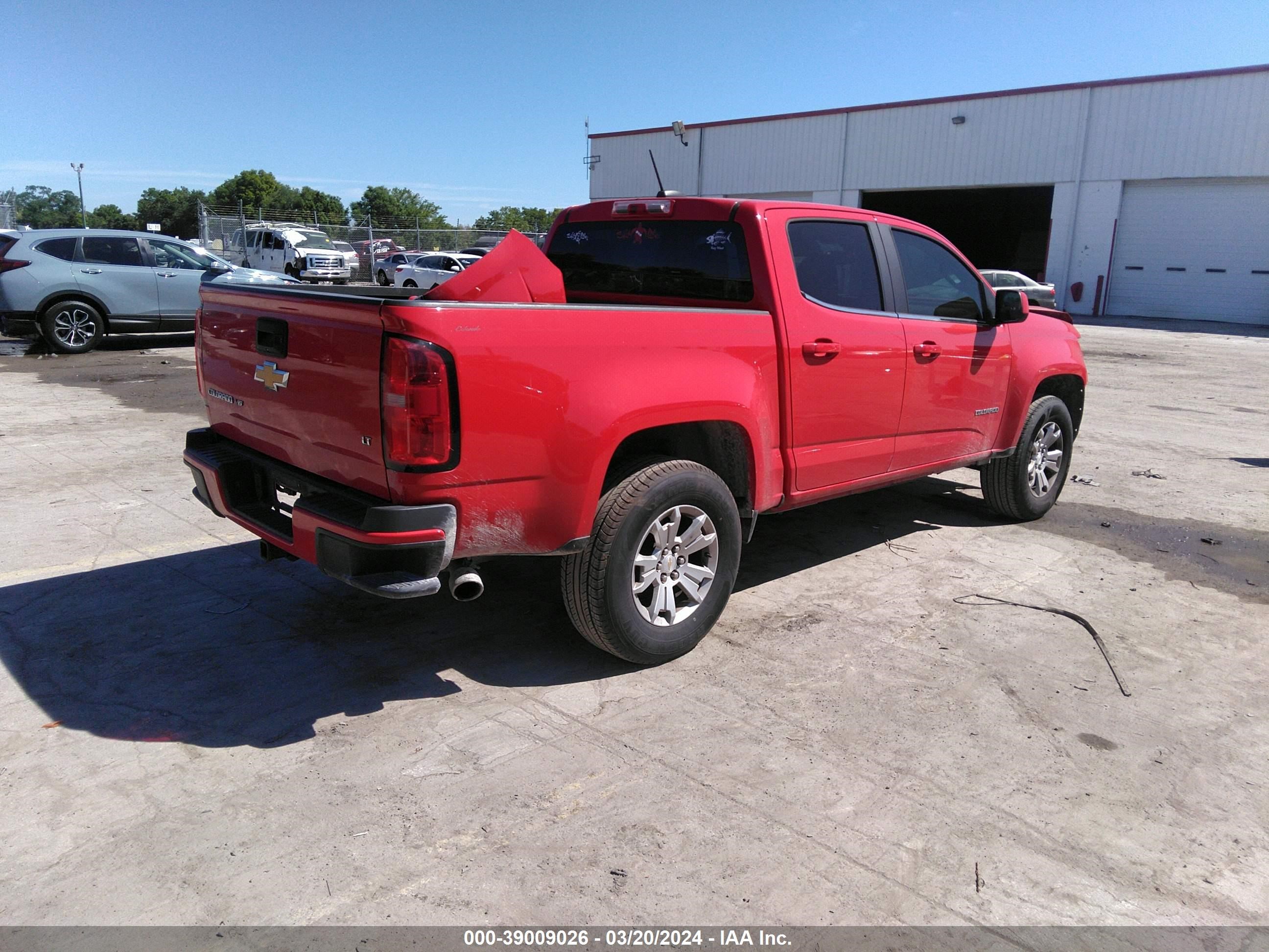 2018 Chevrolet Colorado Lt vin: 1GCGSCEN5J1104879