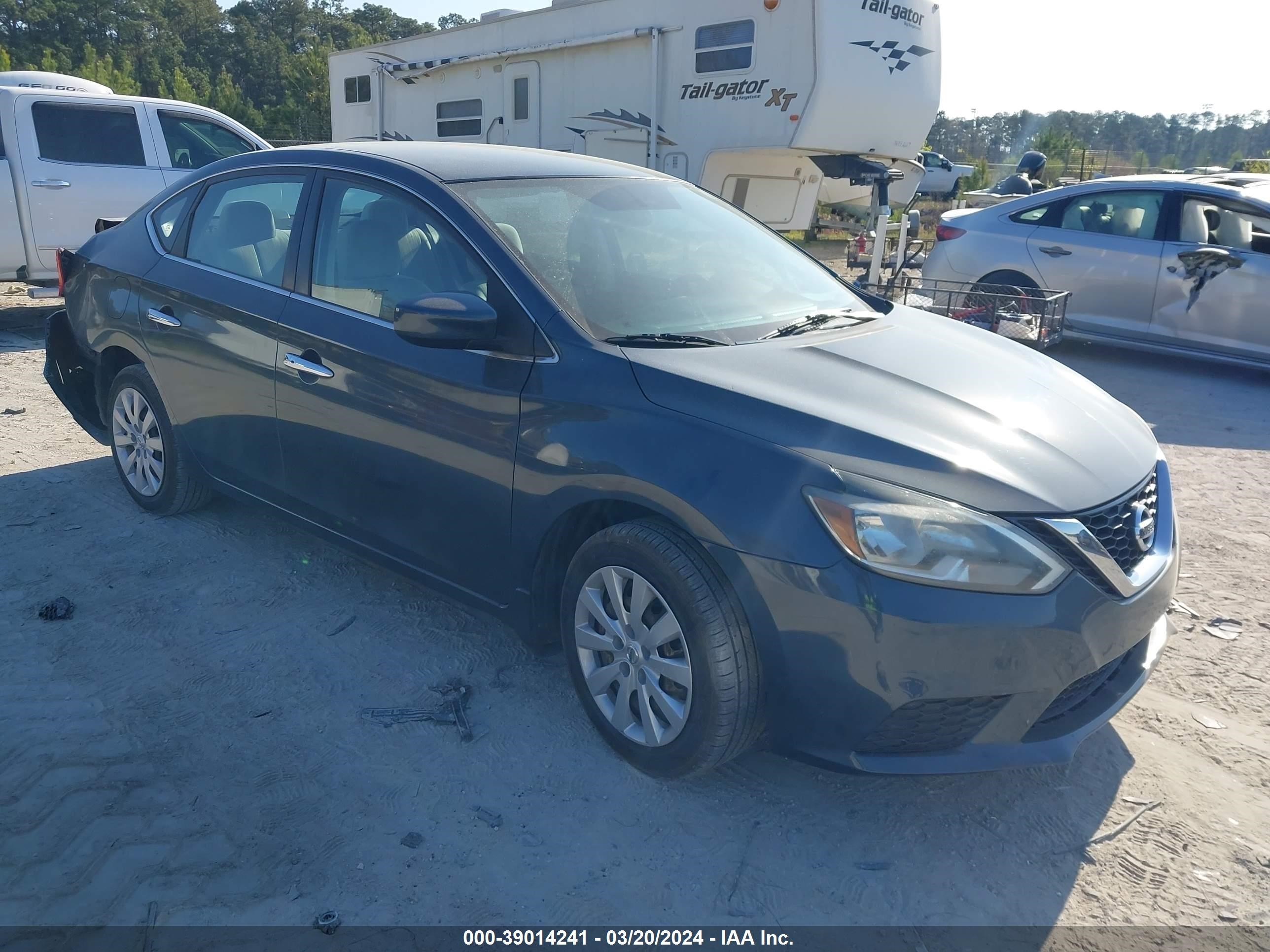 2016 Nissan Sentra Sv vin: 3N1AB7AP7GL671023