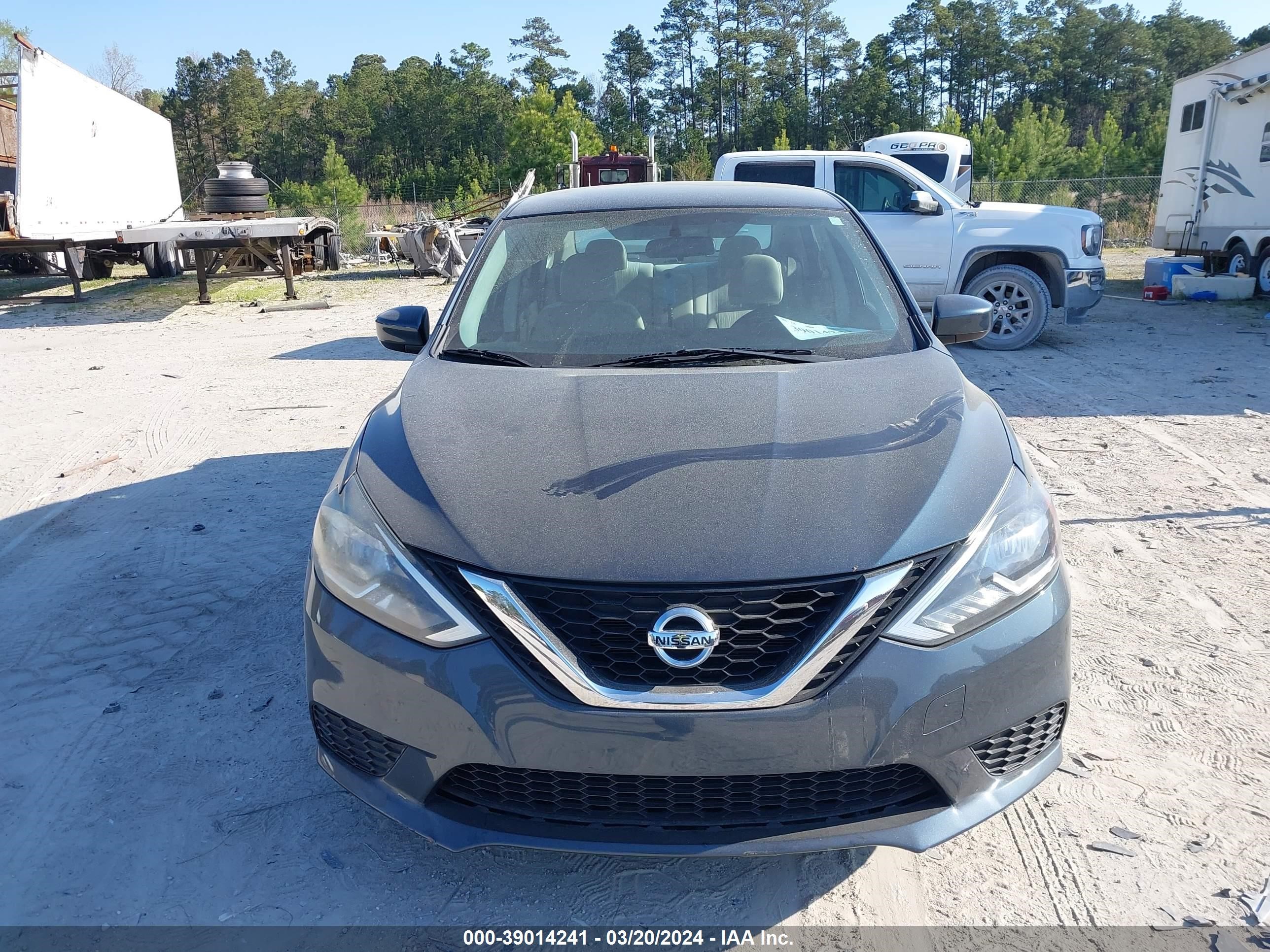 2016 Nissan Sentra Sv vin: 3N1AB7AP7GL671023