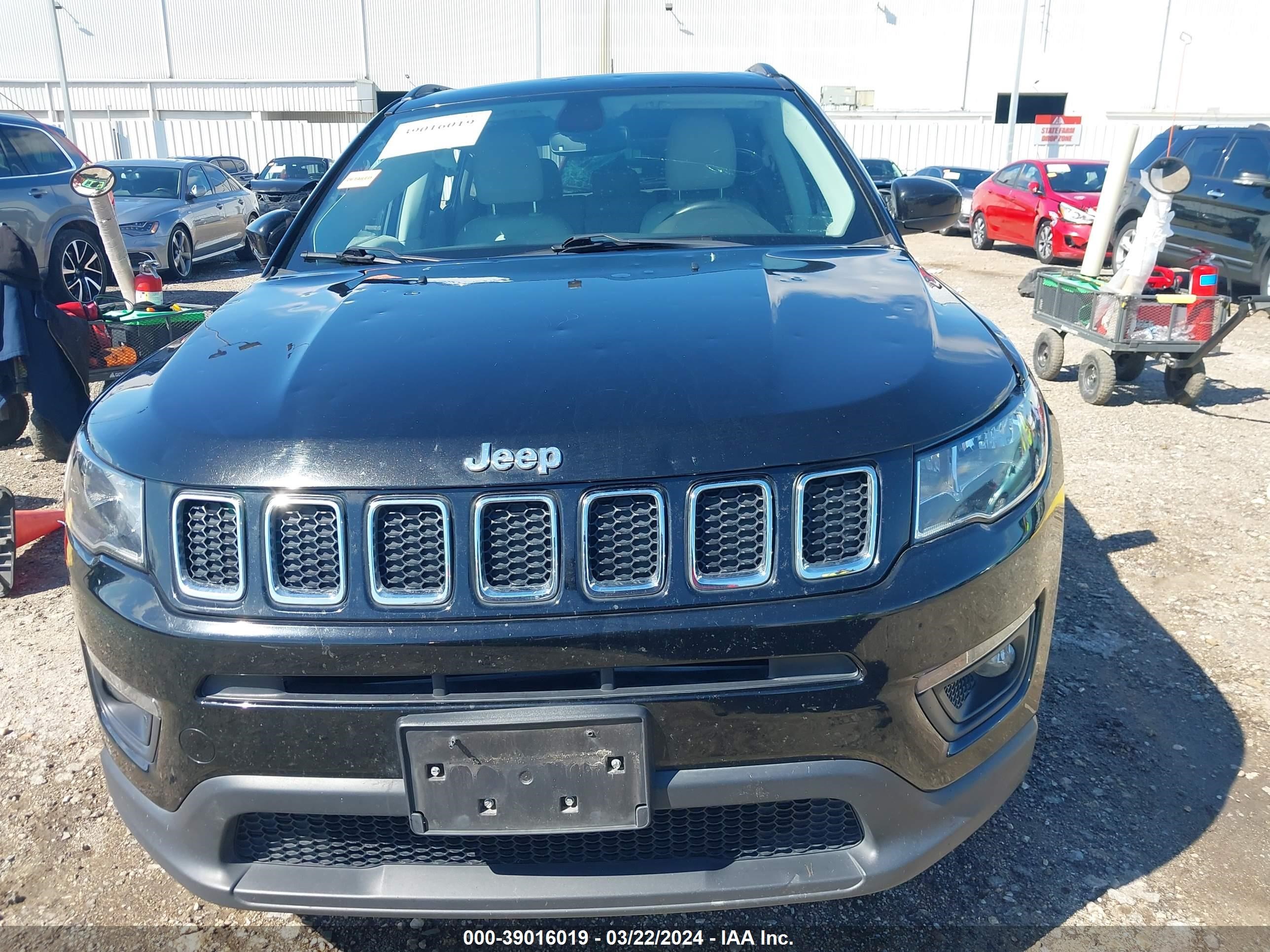 2019 Jeep Compass Sun And Wheel Fwd vin: 3C4NJCBBXKT646428