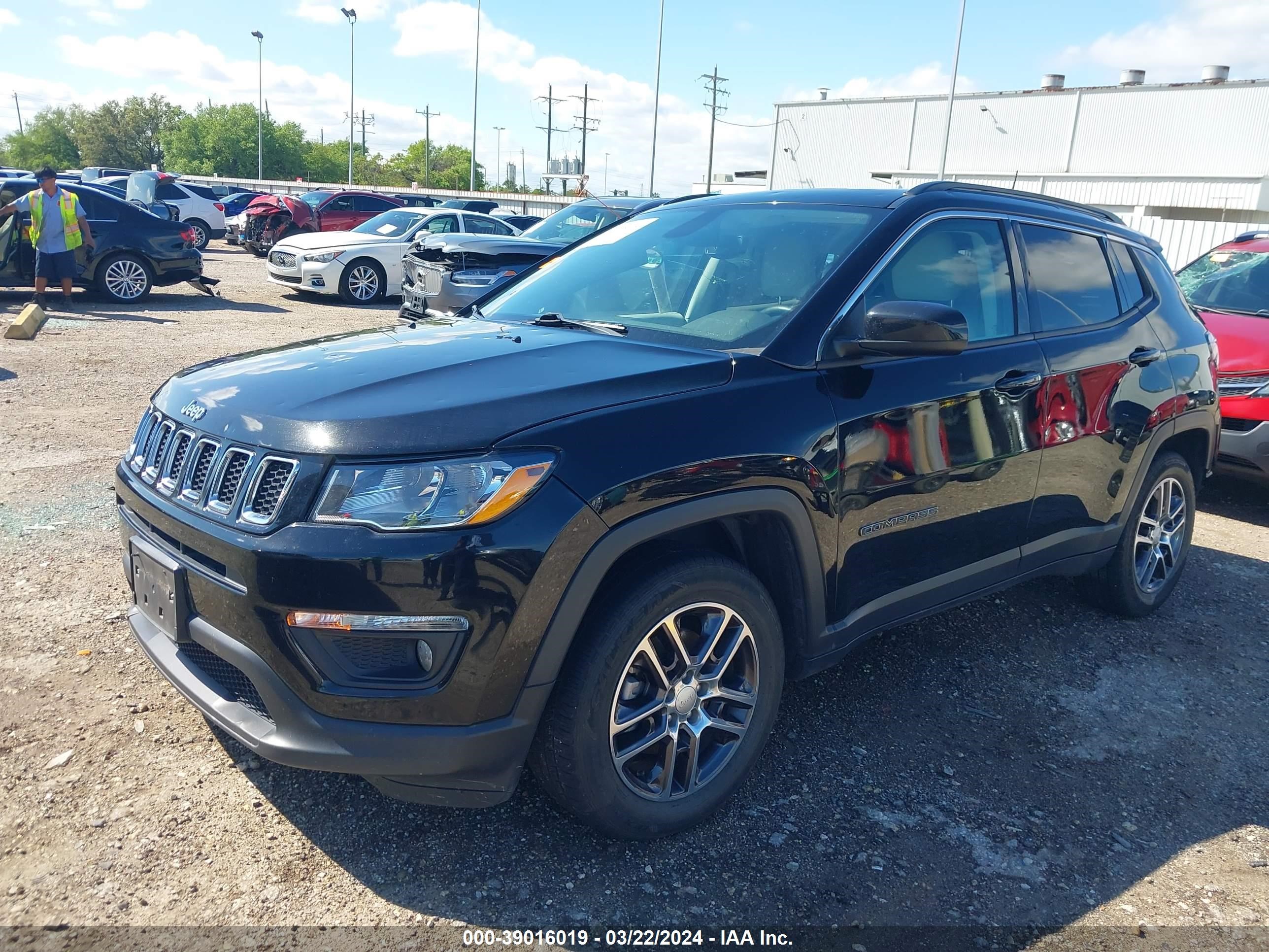 2019 Jeep Compass Sun And Wheel Fwd vin: 3C4NJCBBXKT646428