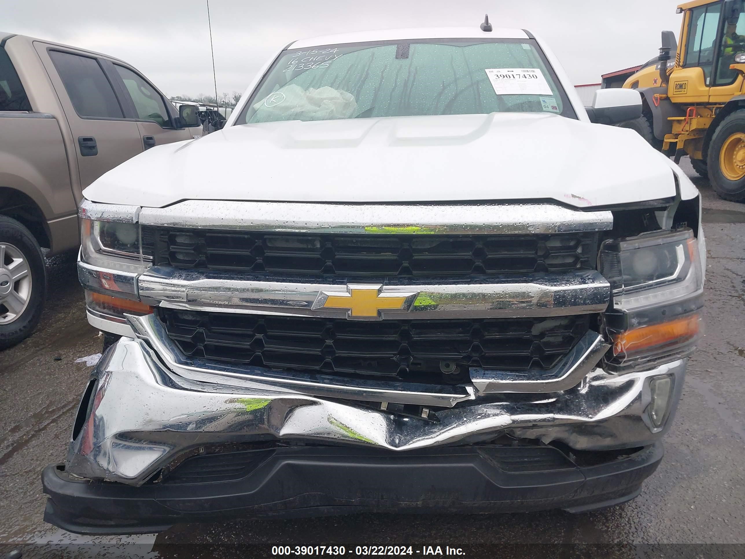 2016 Chevrolet Silverado 1500 1Lt vin: 3GCPCREC3GG213365