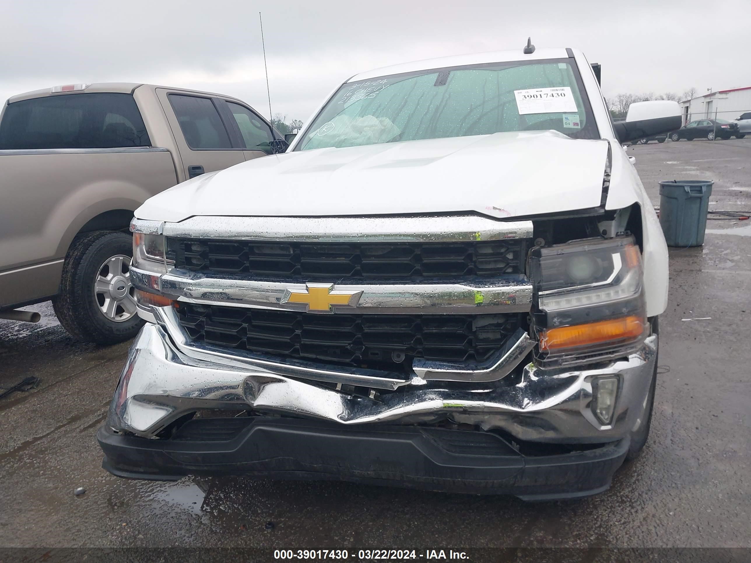 2016 Chevrolet Silverado 1500 1Lt vin: 3GCPCREC3GG213365