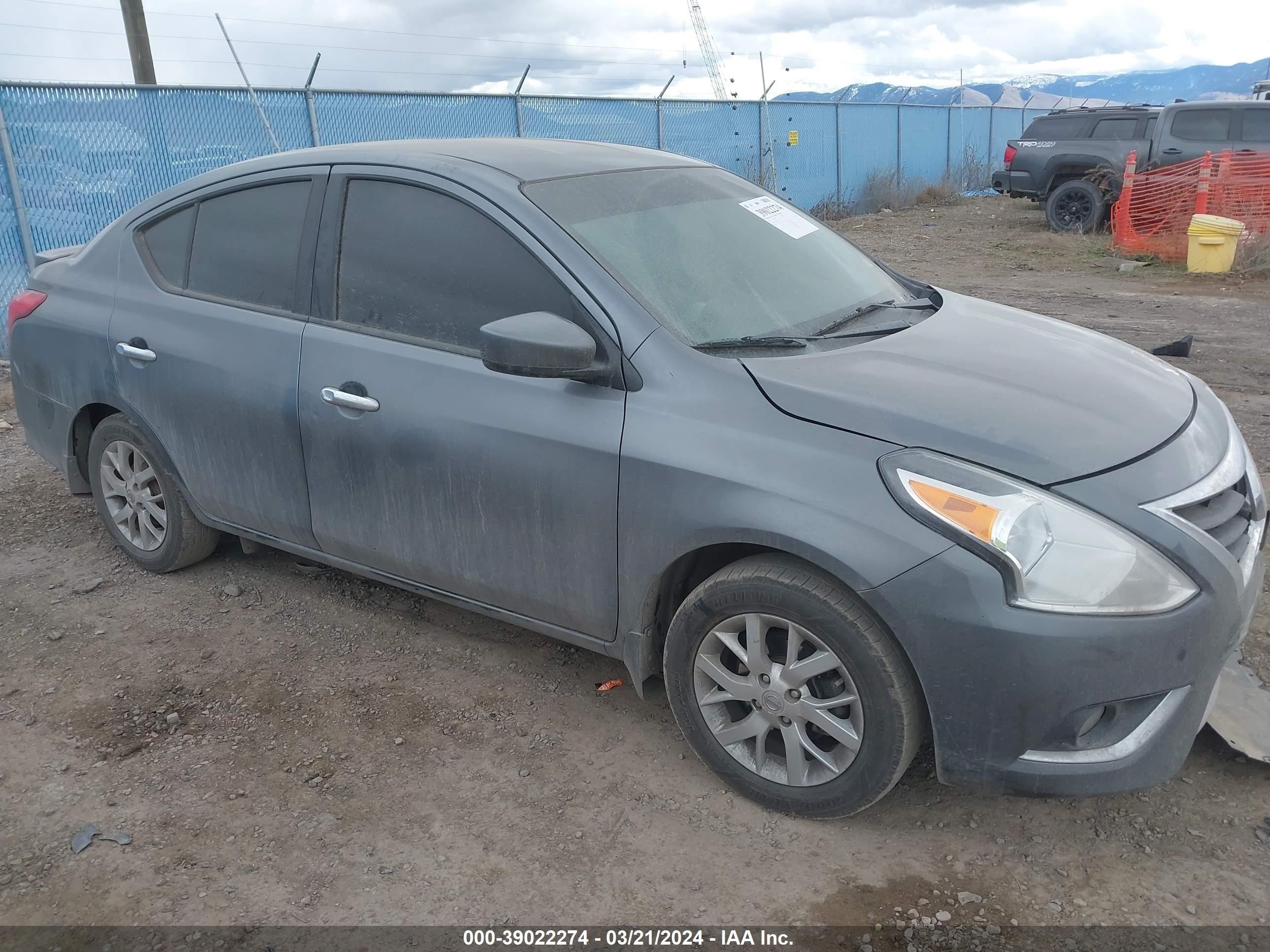 2017 Nissan Versa 1.6 Sv vin: 3N1CN7AP6HL872316