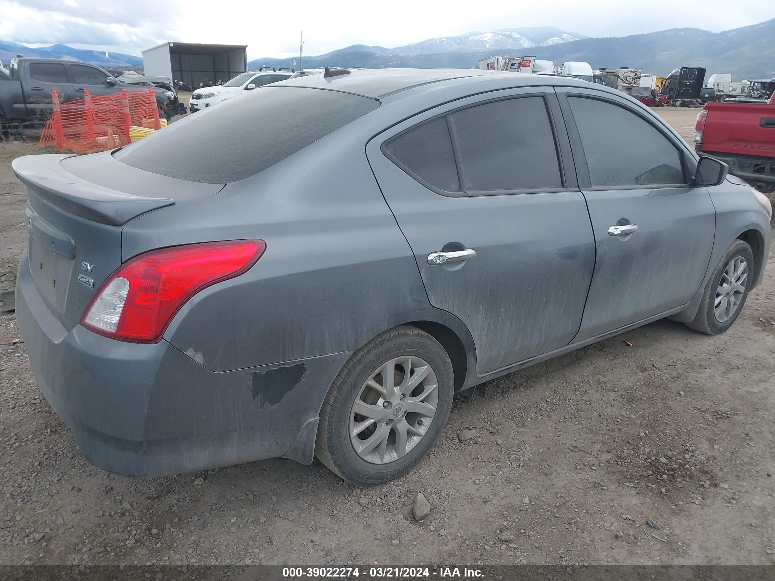 2017 Nissan Versa 1.6 Sv vin: 3N1CN7AP6HL872316