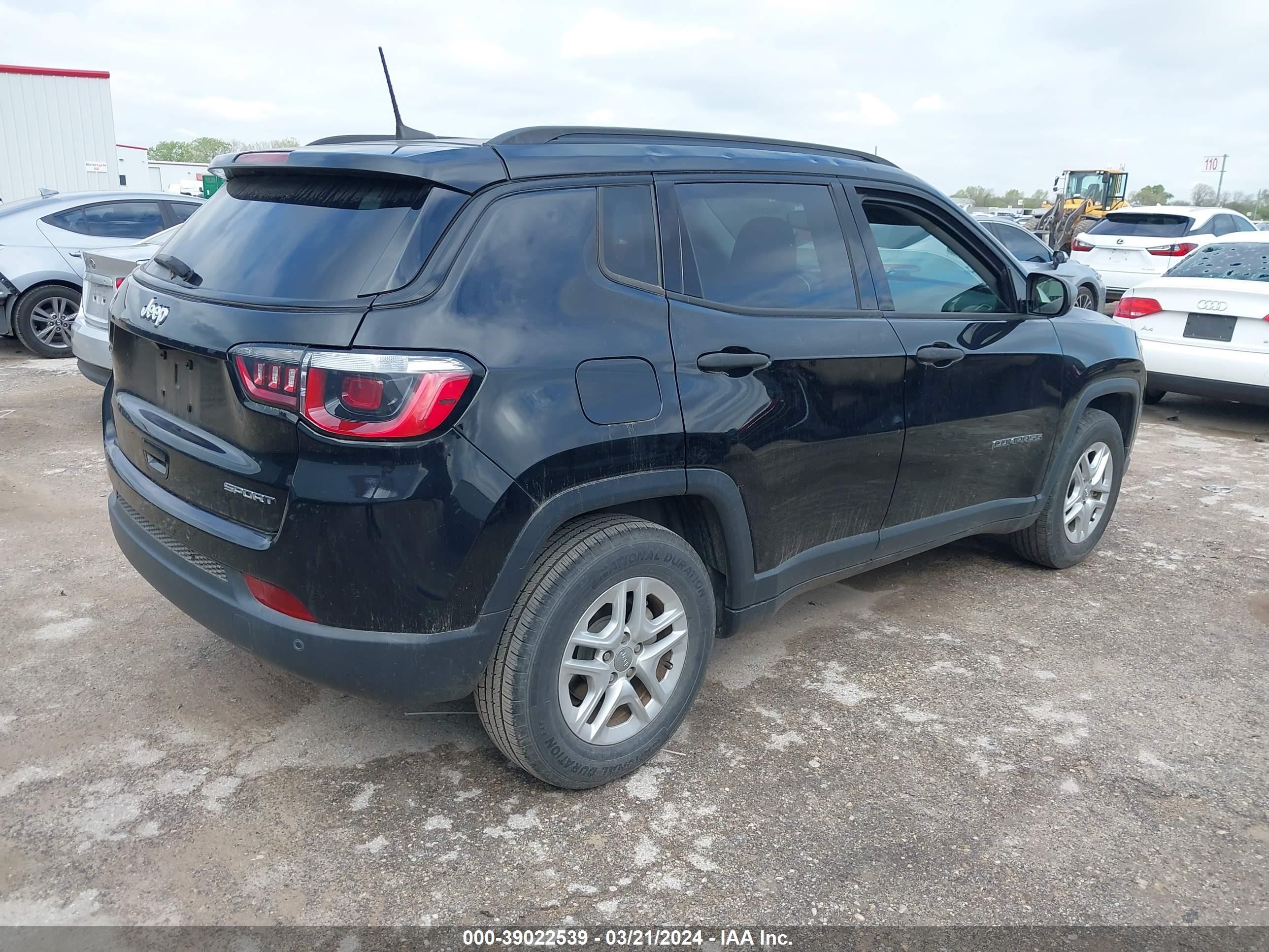 2018 Jeep Compass Sport Fwd vin: 3C4NJCAB1JT226590