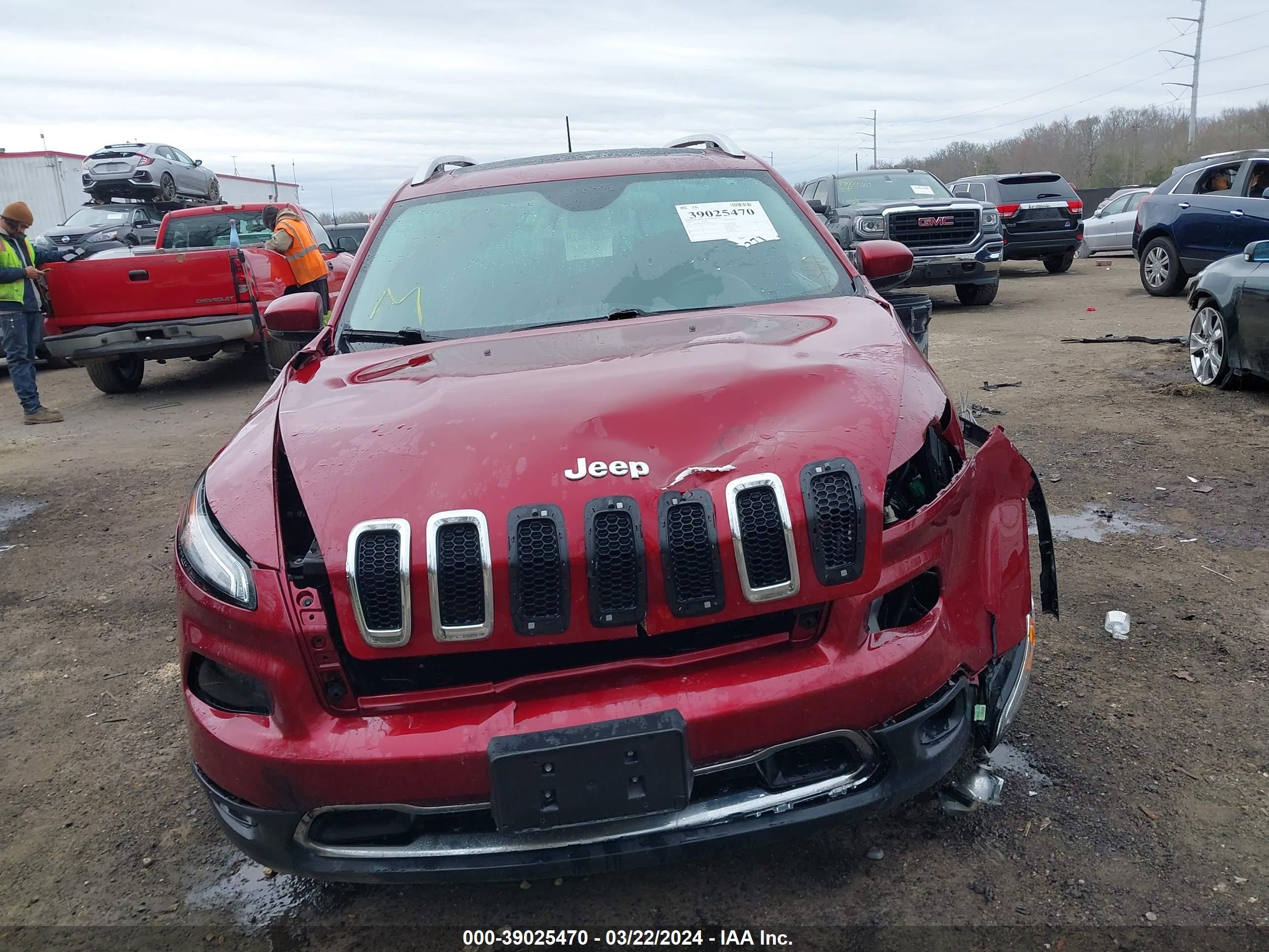 2016 Jeep Cherokee Limited vin: 1C4PJMDSXGW209400