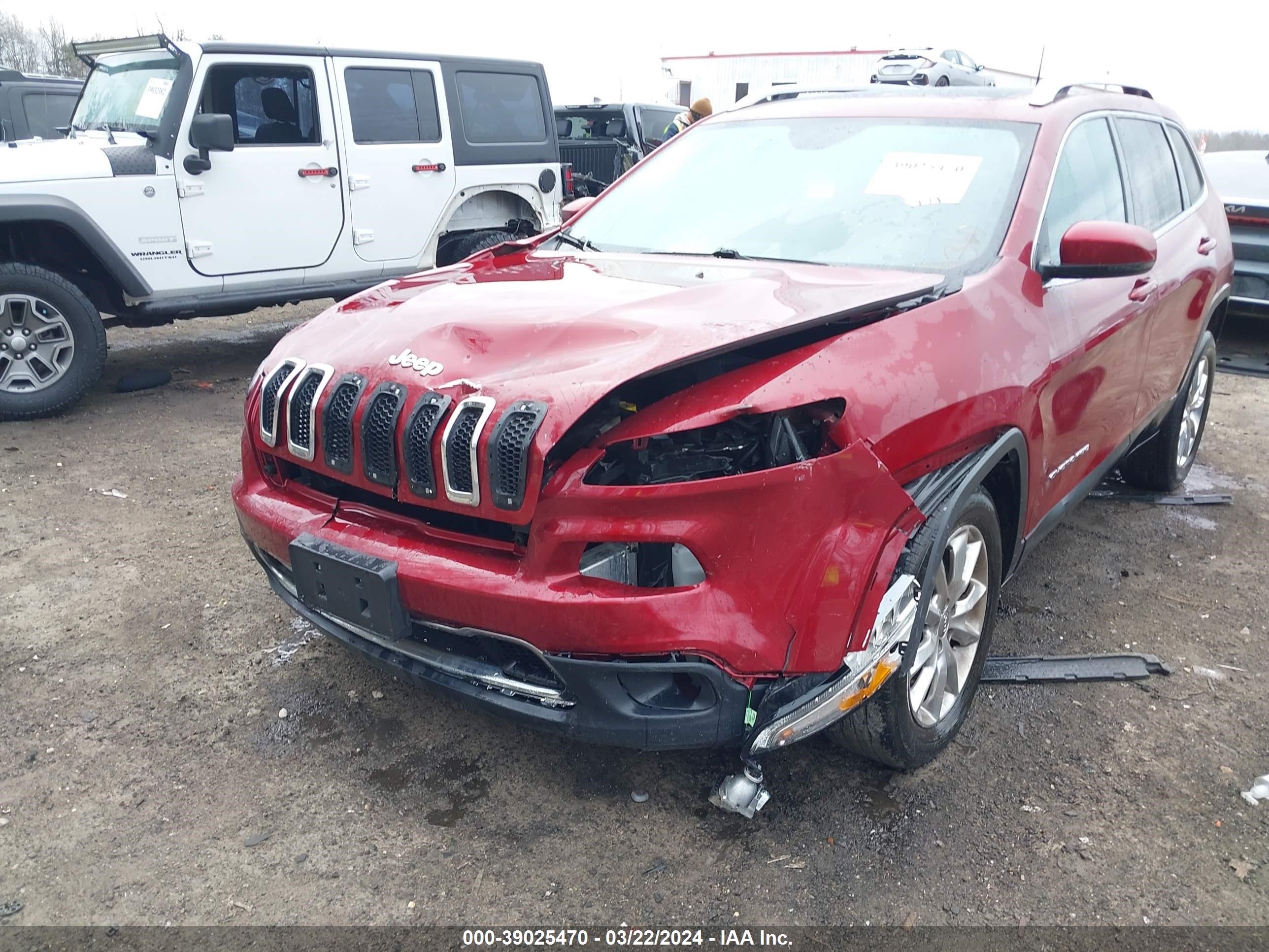 2016 Jeep Cherokee Limited vin: 1C4PJMDSXGW209400