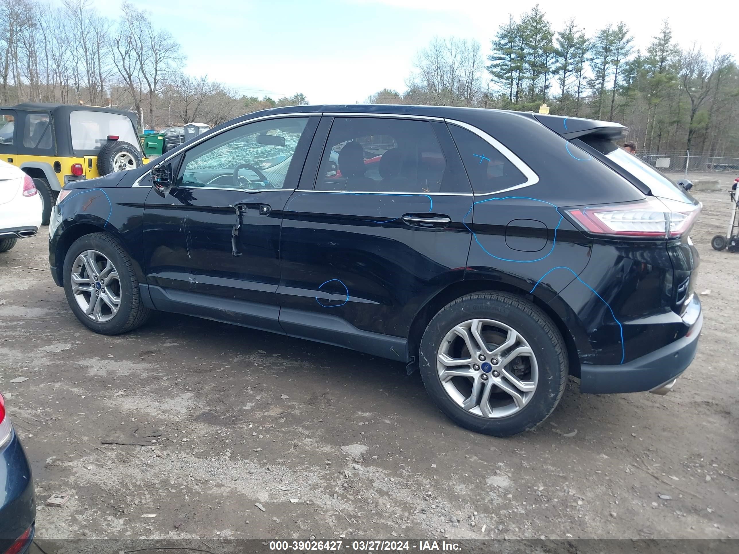 2018 Ford Edge Titanium vin: 2FMPK4K95JBB07441