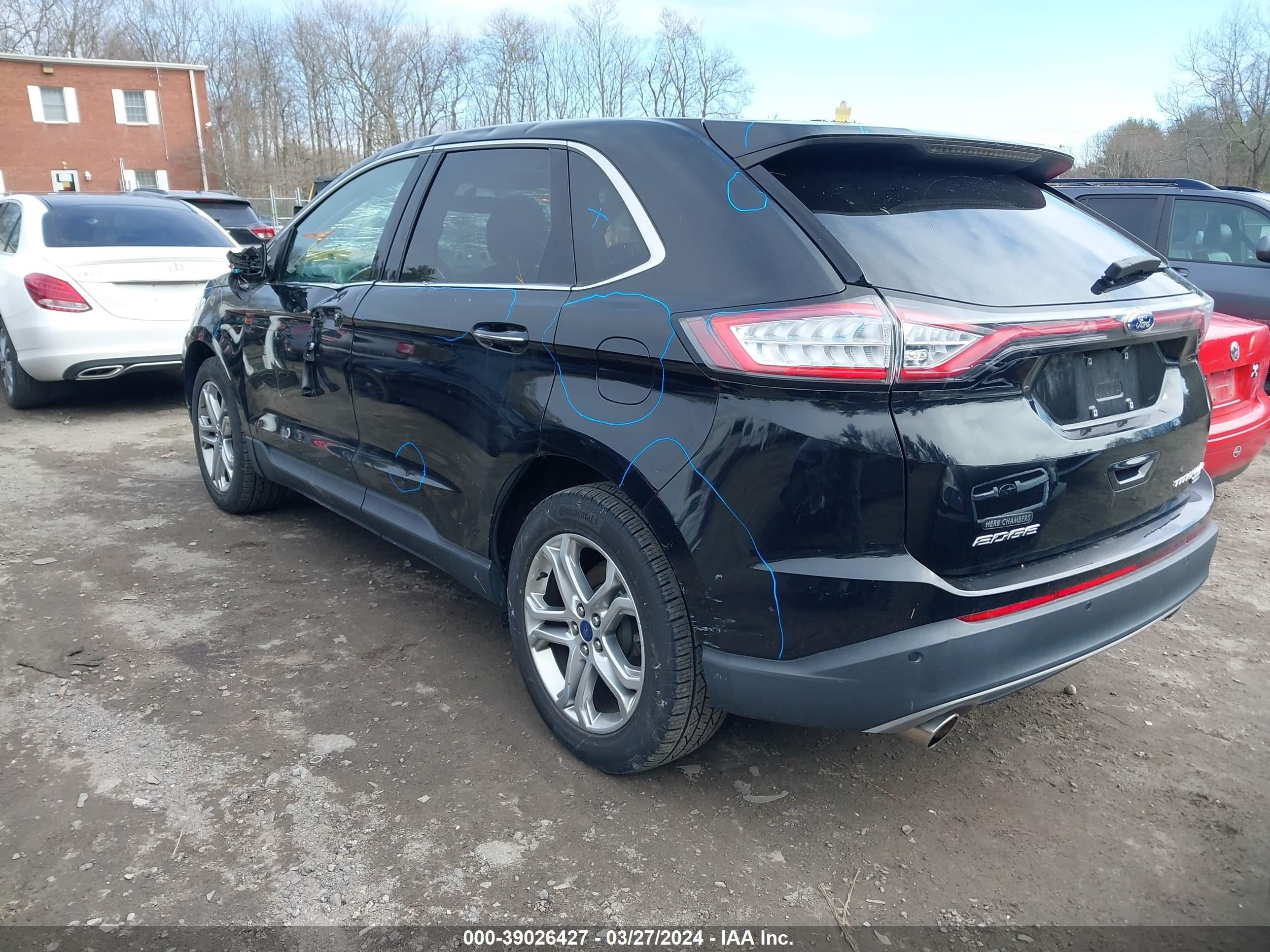 2018 Ford Edge Titanium vin: 2FMPK4K95JBB07441