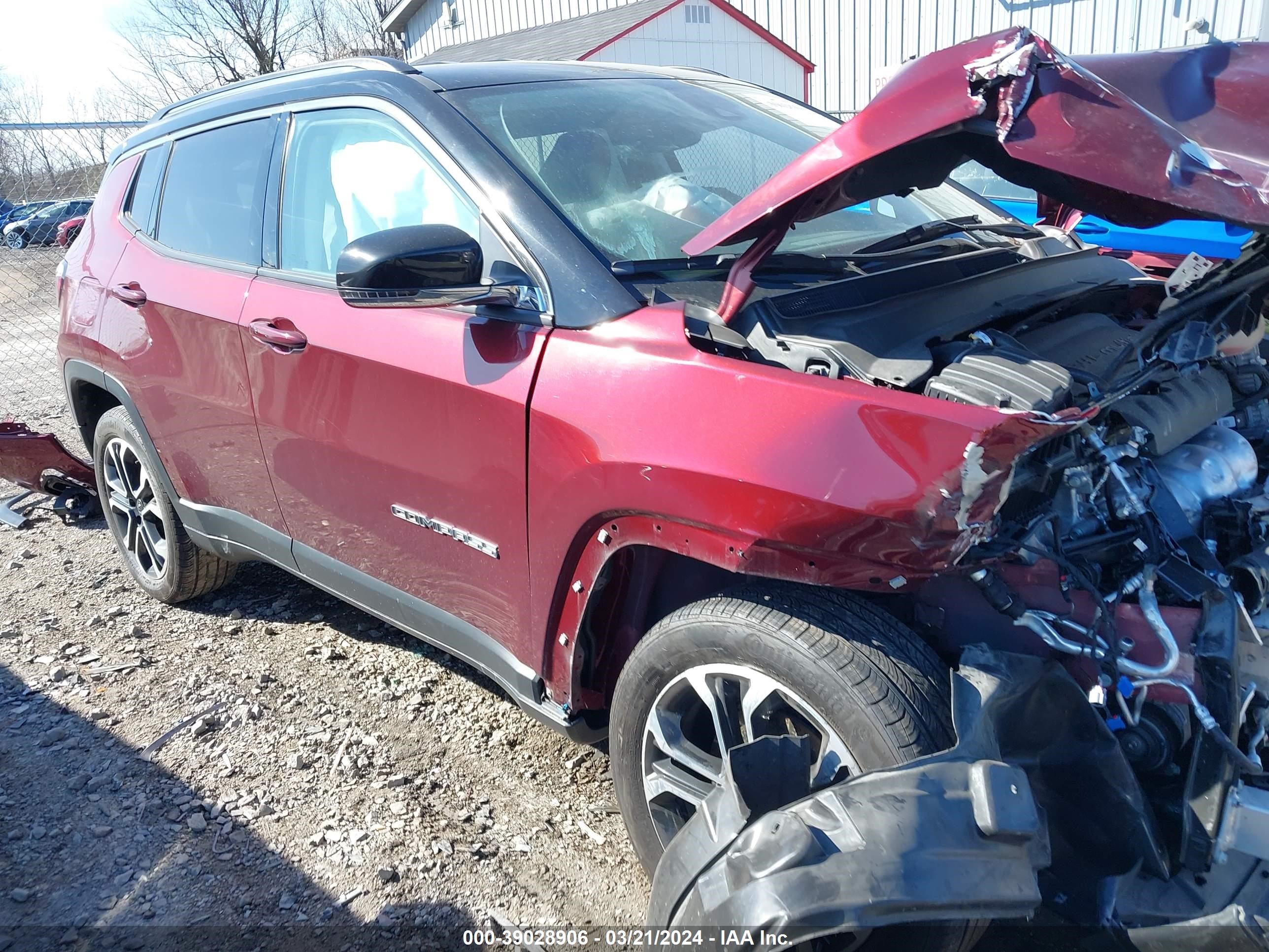 2022 Jeep Compass Limited 4X4 vin: 3C4NJDCBXNT186471