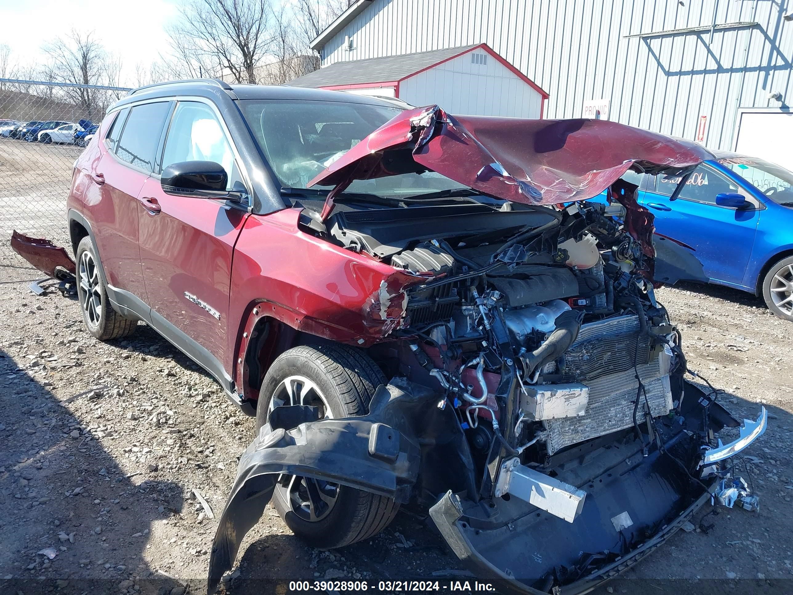 2022 Jeep Compass Limited 4X4 vin: 3C4NJDCBXNT186471