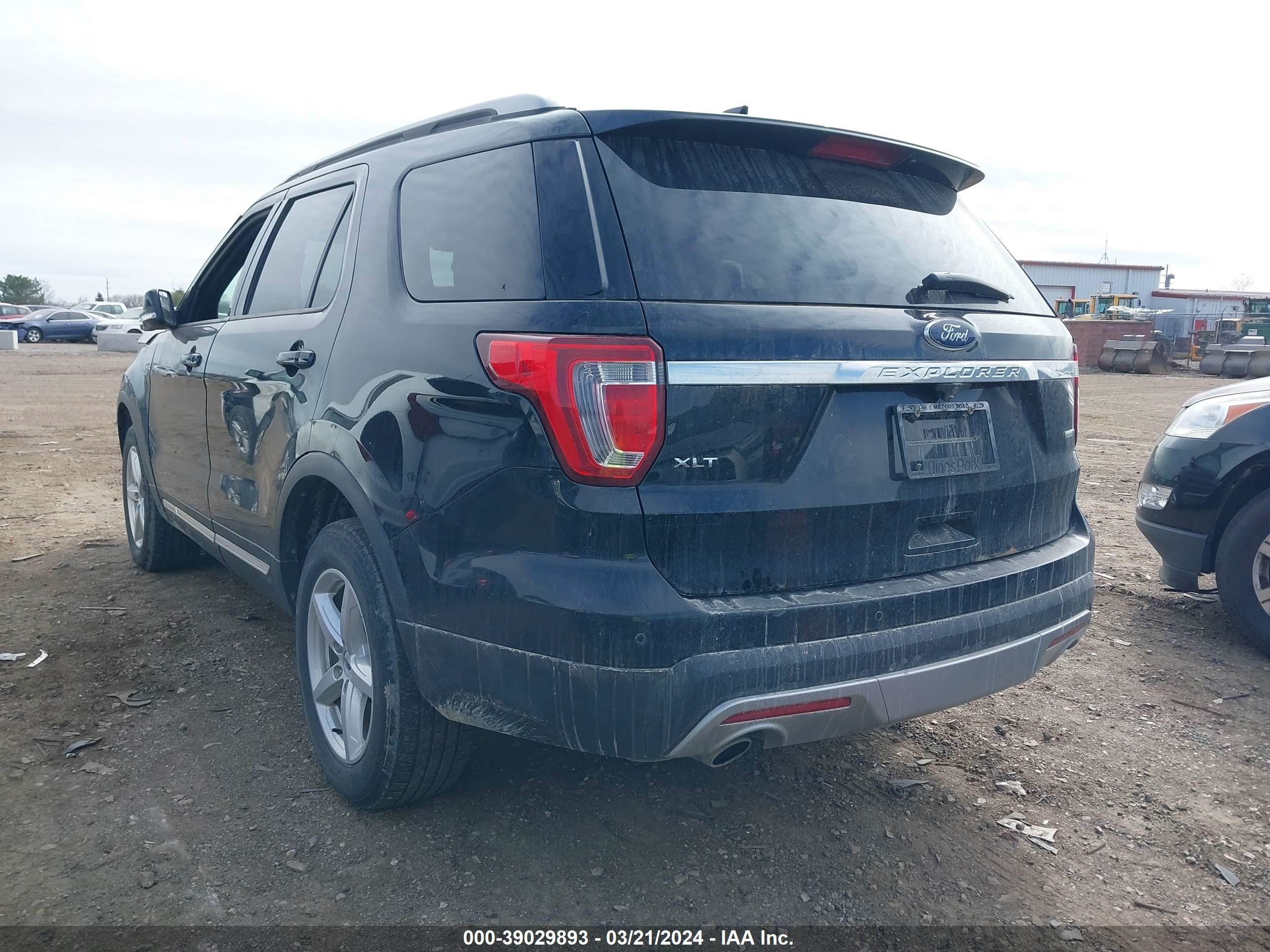 2016 Ford Explorer Xlt vin: 1FM5K8D88GGB71381