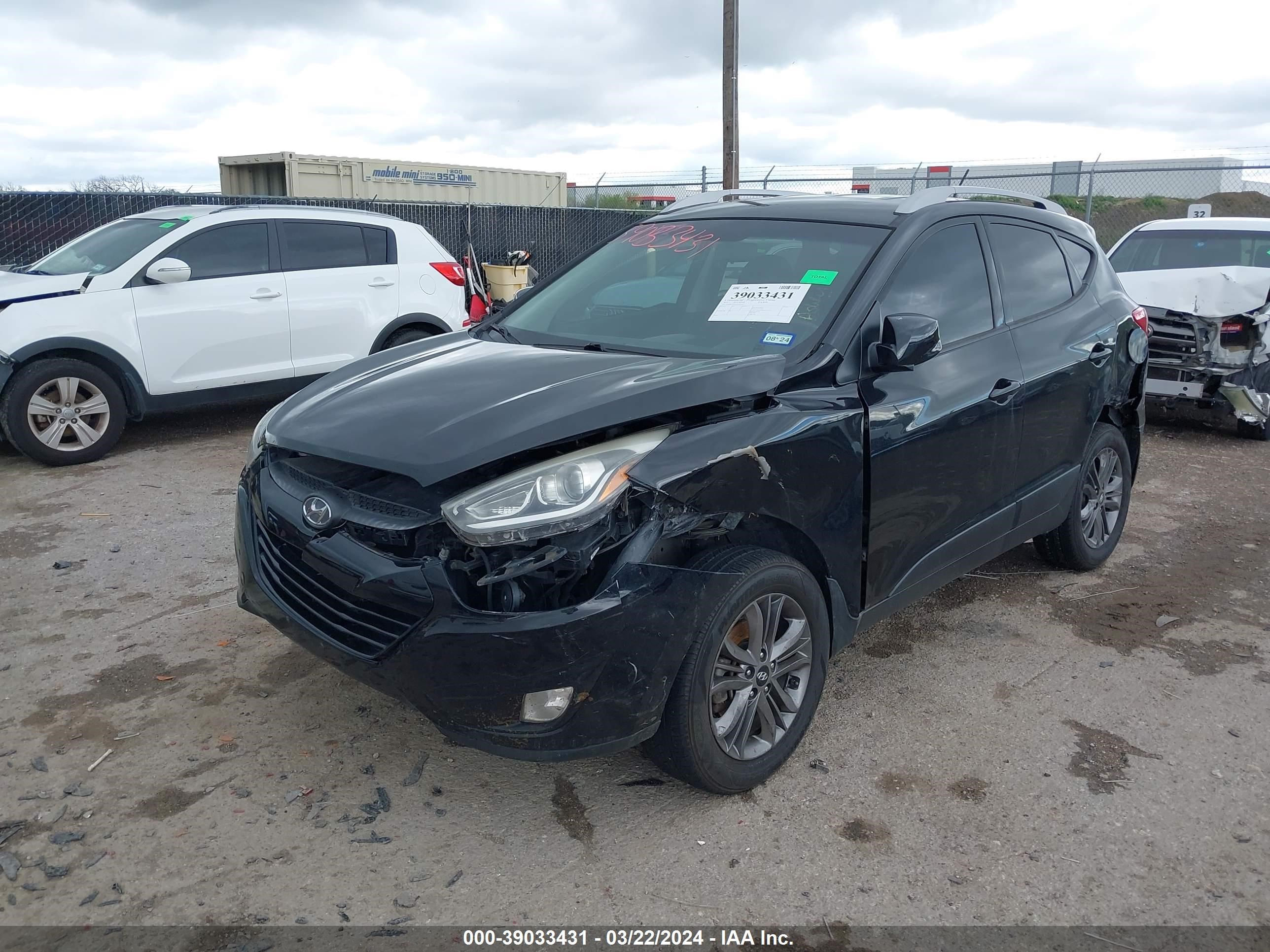 2014 Hyundai Tucson Se vin: KM8JU3AG2EU836300