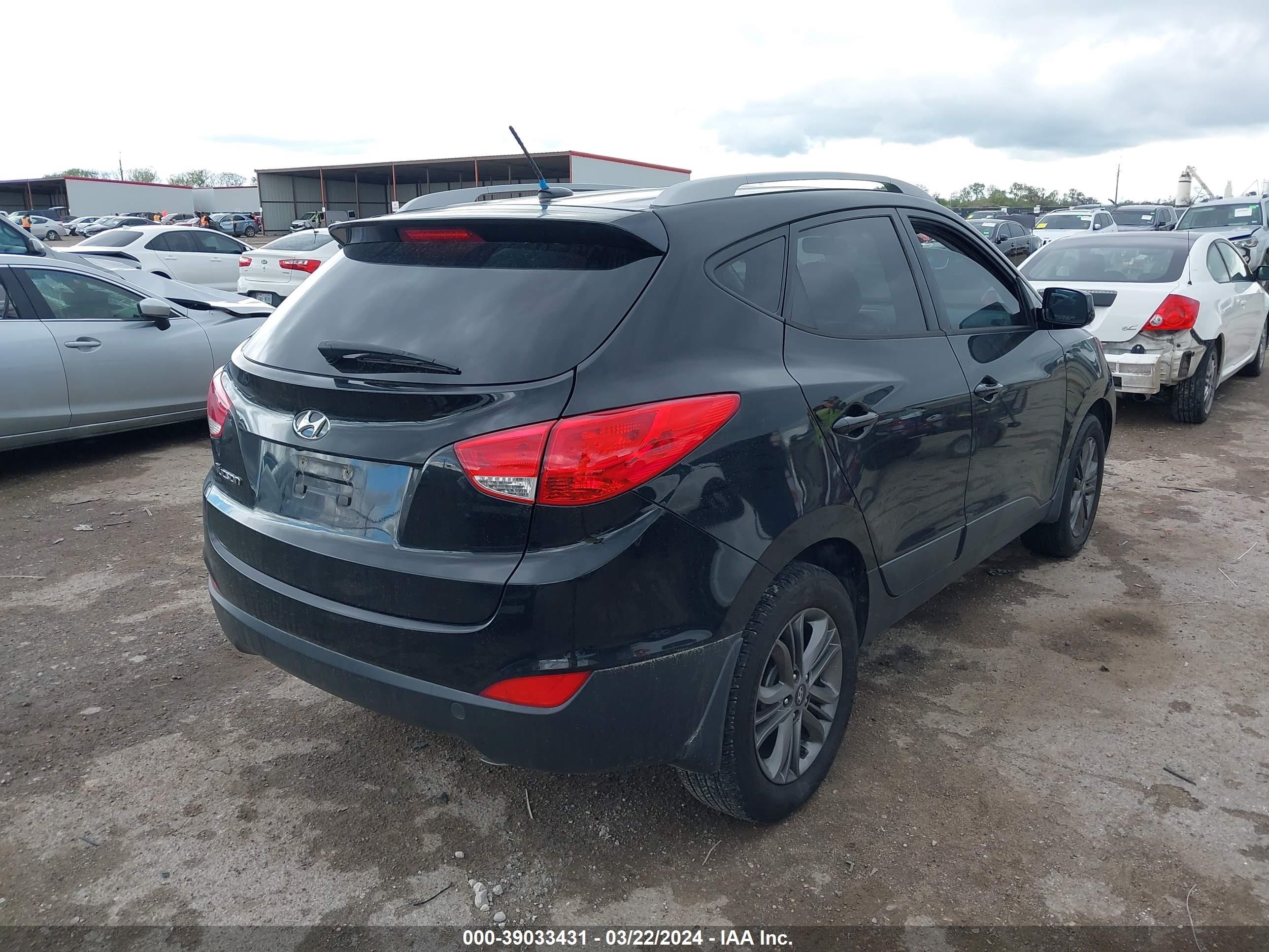 2014 Hyundai Tucson Se vin: KM8JU3AG2EU836300
