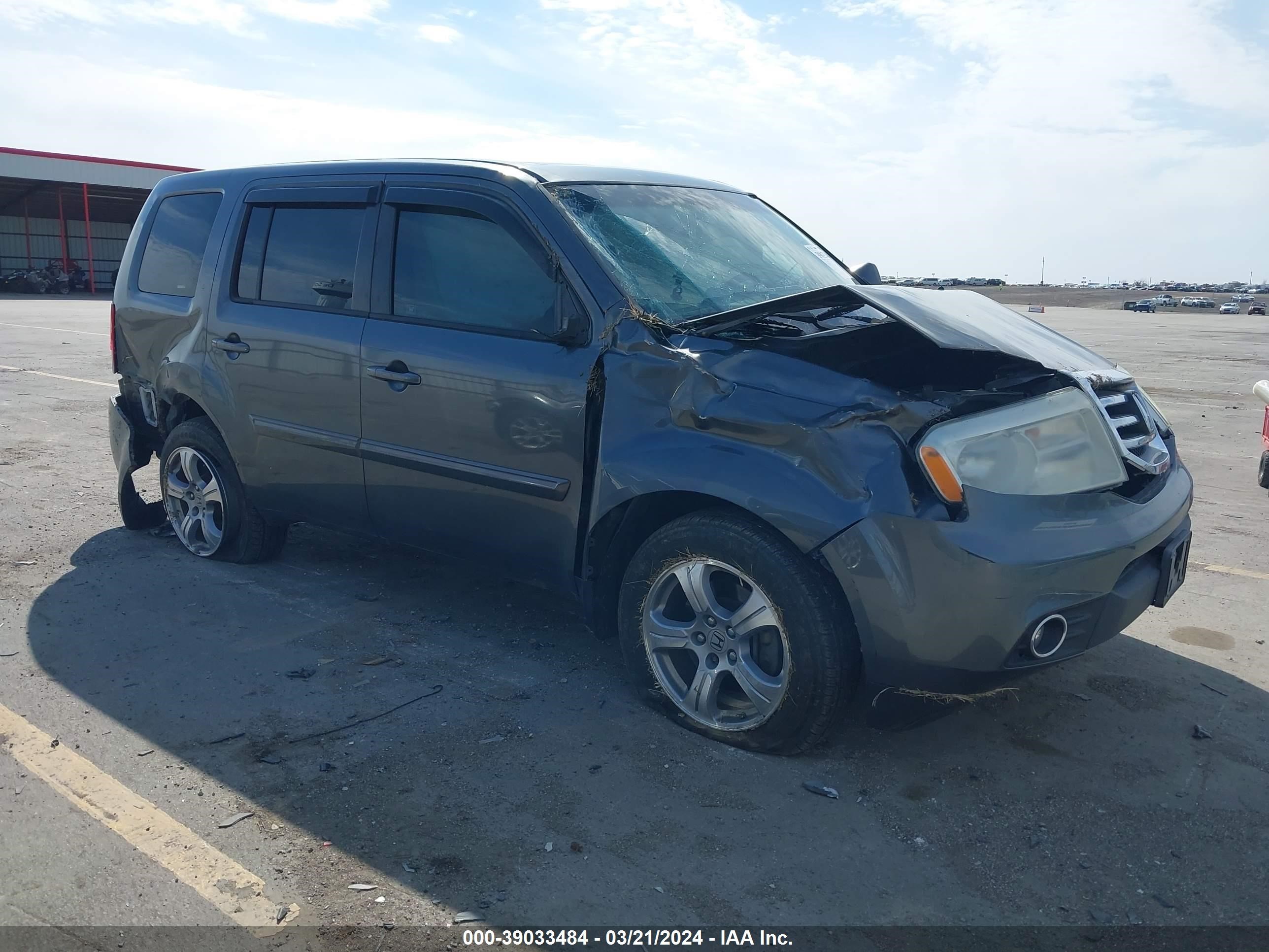 2012 Honda Pilot Ex-L vin: 5FNYF3H64CB034301