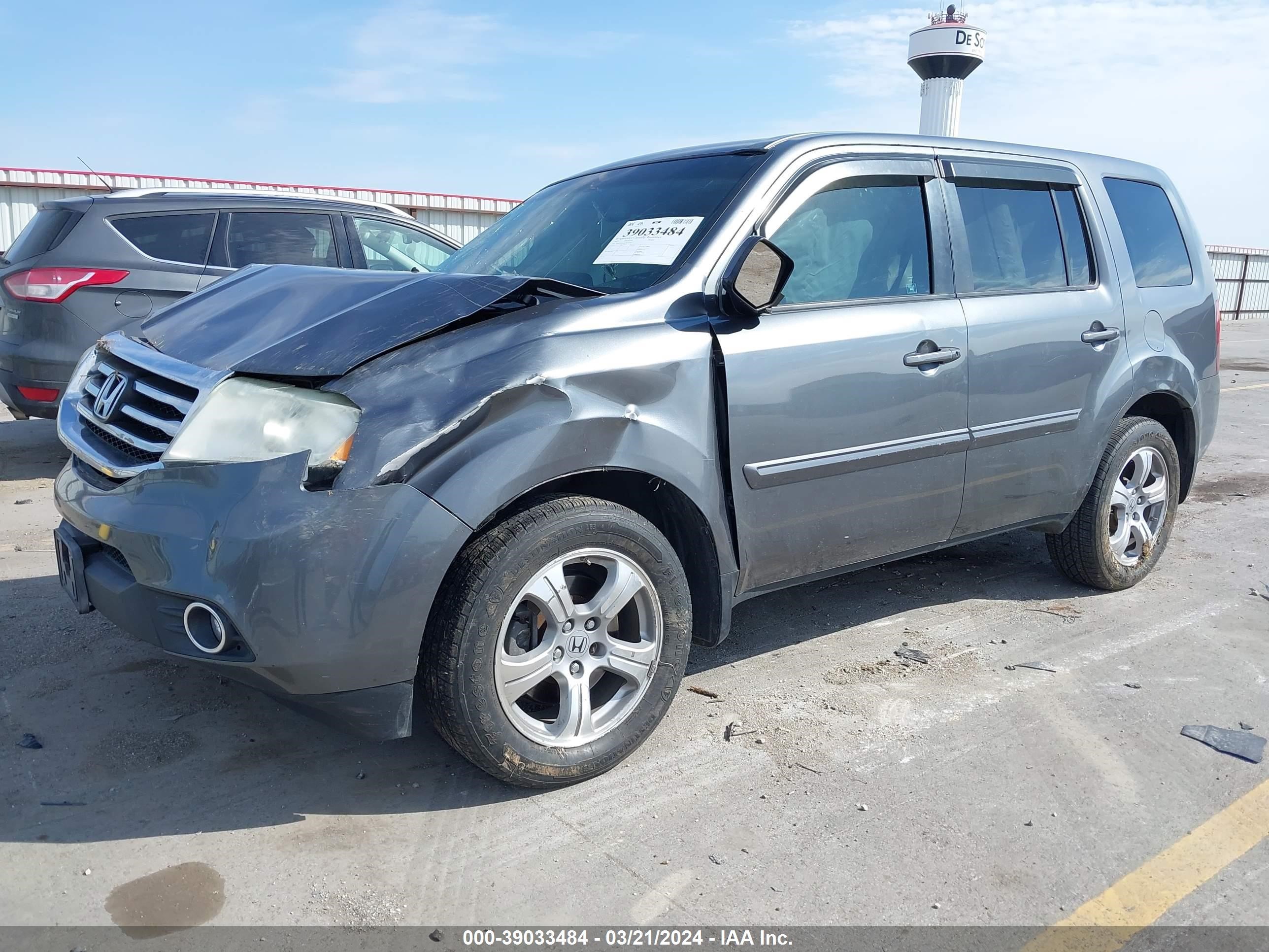 2012 Honda Pilot Ex-L vin: 5FNYF3H64CB034301