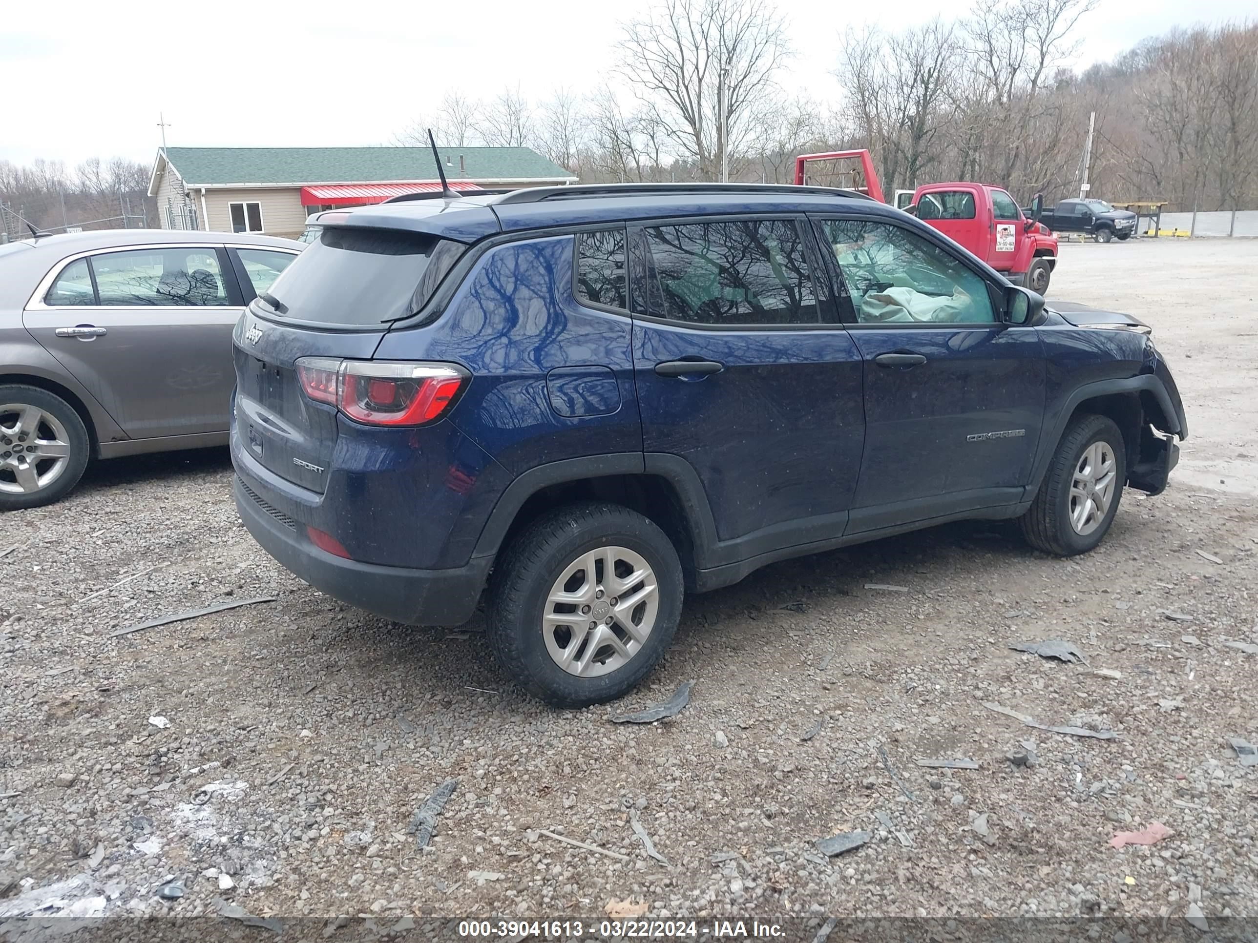 2018 Jeep Compass Sport 4X4 vin: 3C4NJDAB4JT481160