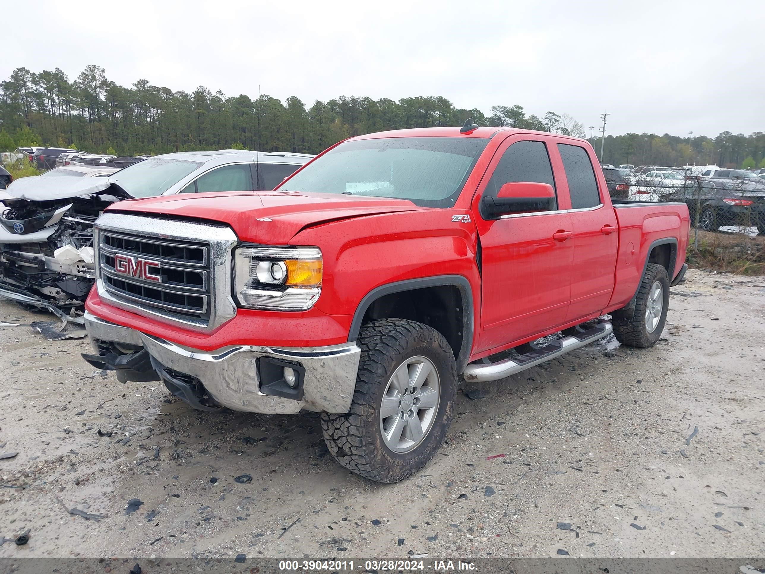 2015 GMC Sierra 1500 Sle vin: 1GTV2UEC3FZ295030